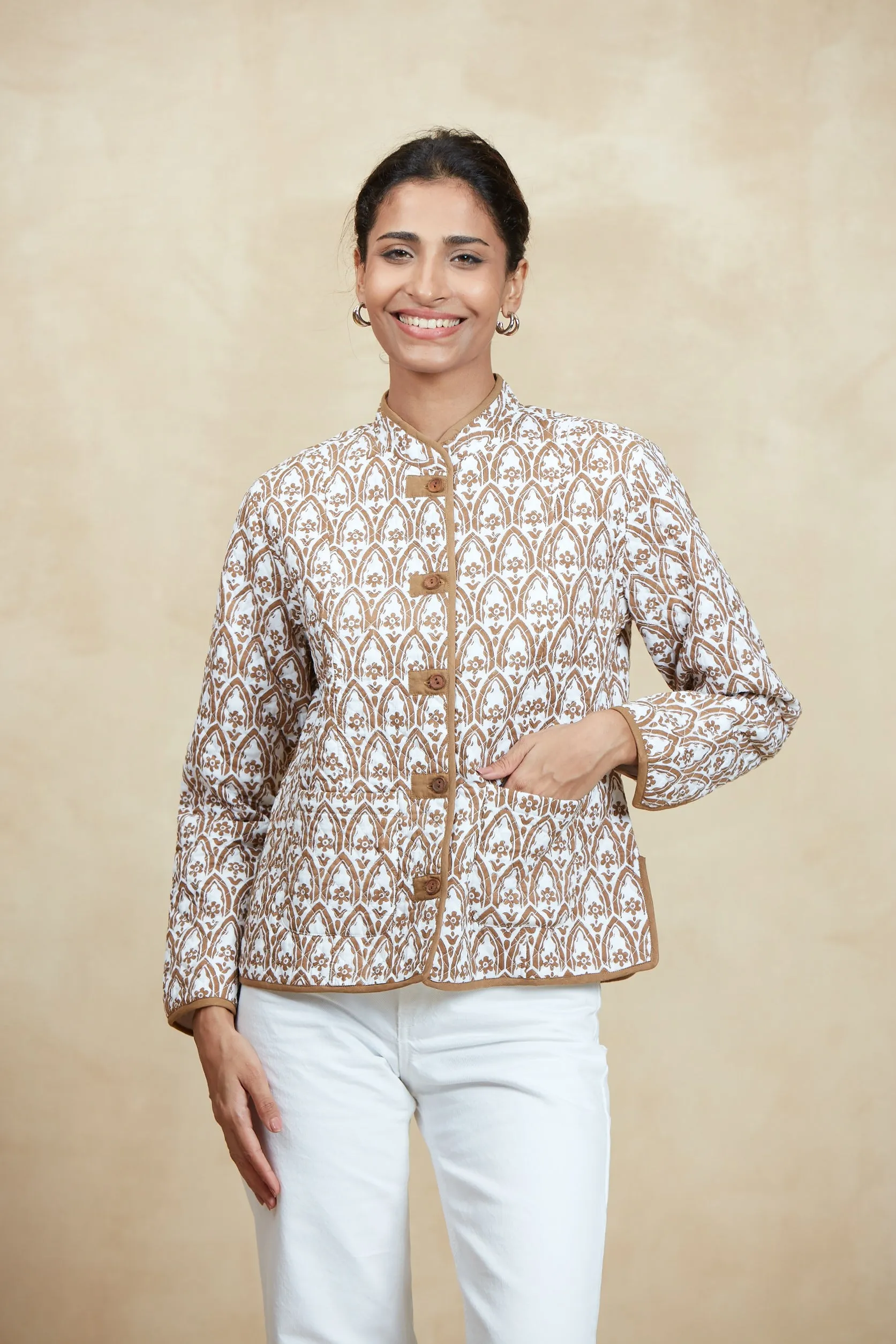 ANDY JACKET TAORMINA BROWN sold by Ro's Garden product image thumbnail 4