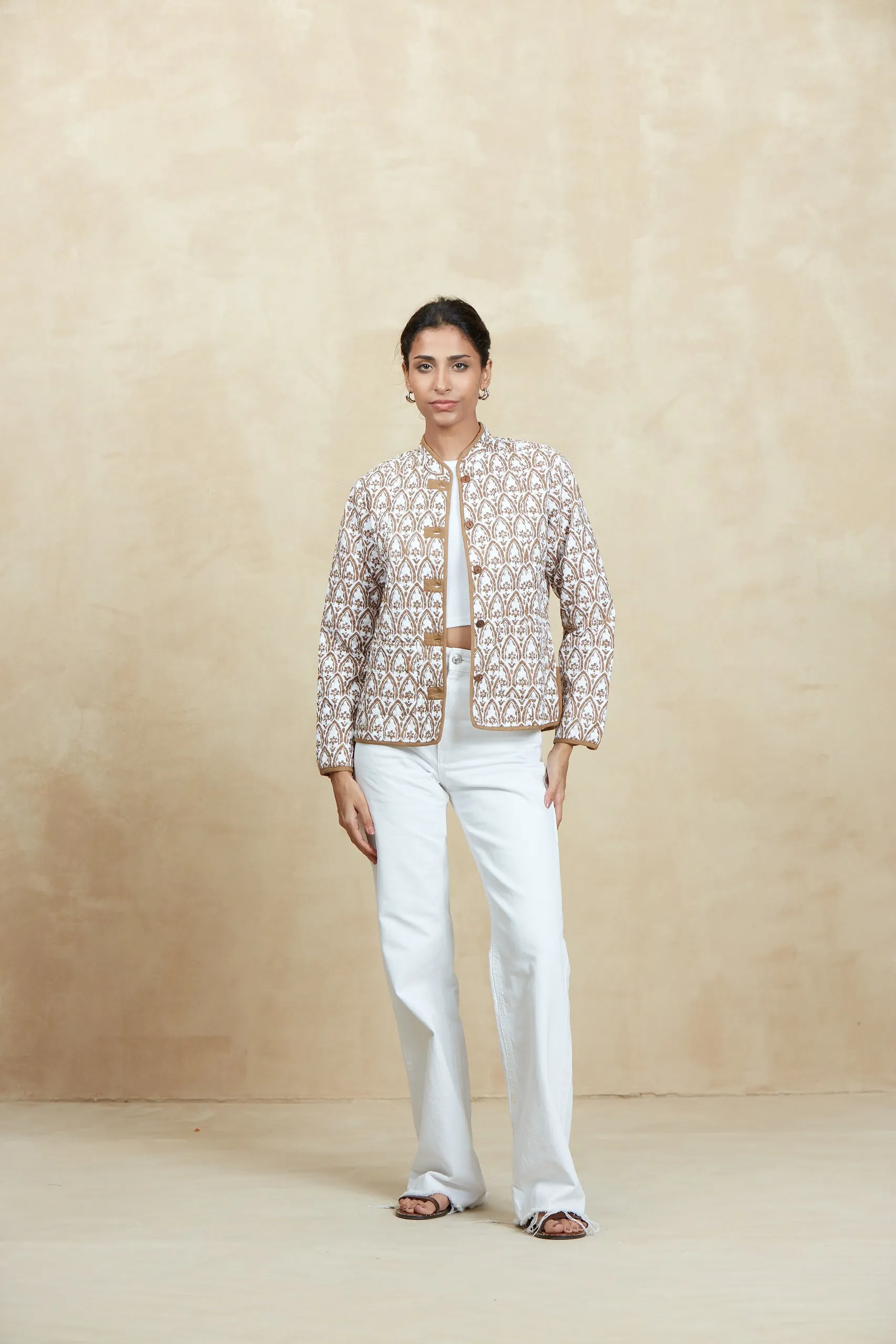 ANDY JACKET TAORMINA BROWN sold by Ro's Garden product image thumbnail 2