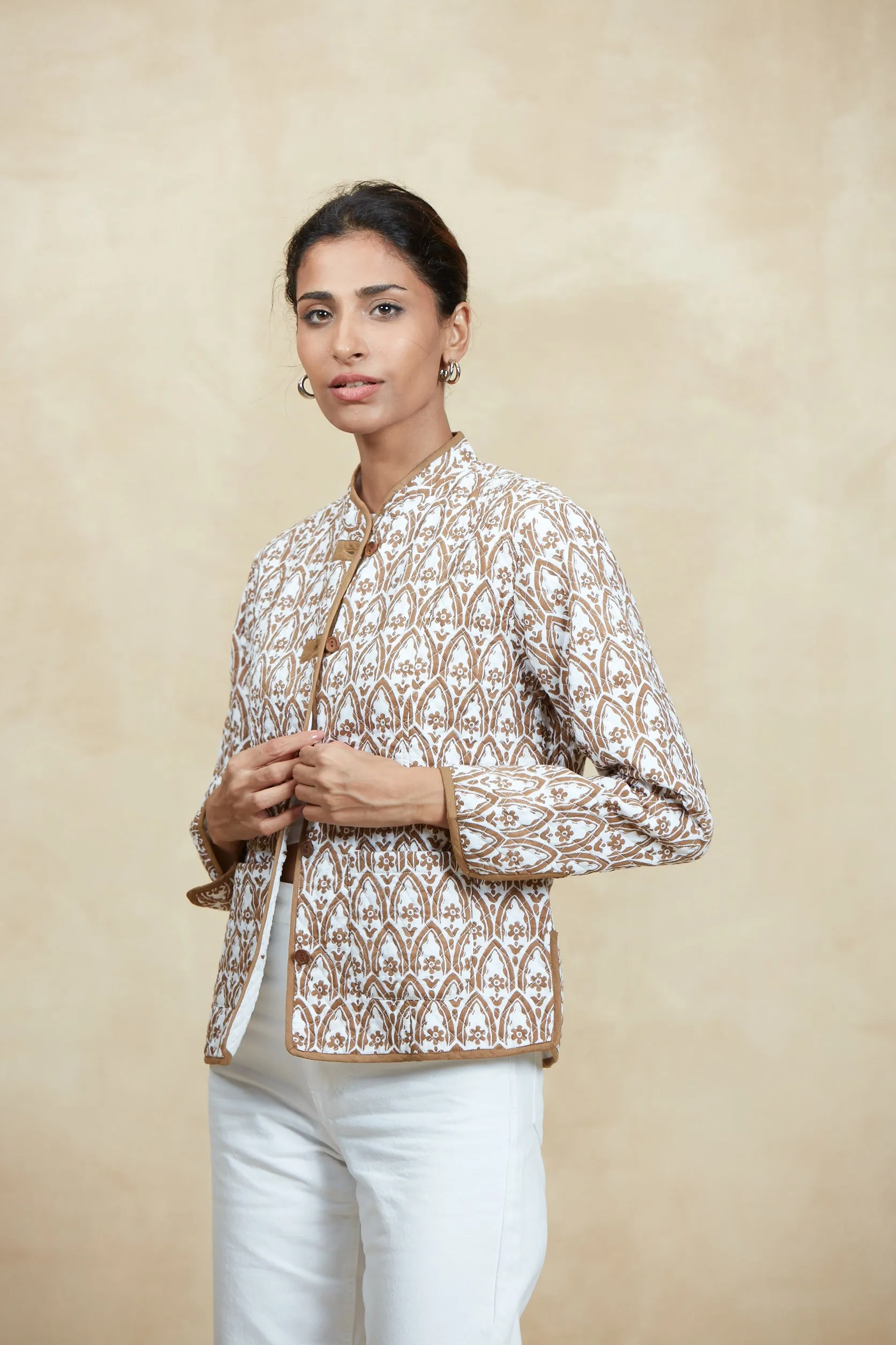 ANDY JACKET TAORMINA BROWN sold by Ro's Garden product image thumbnail 3