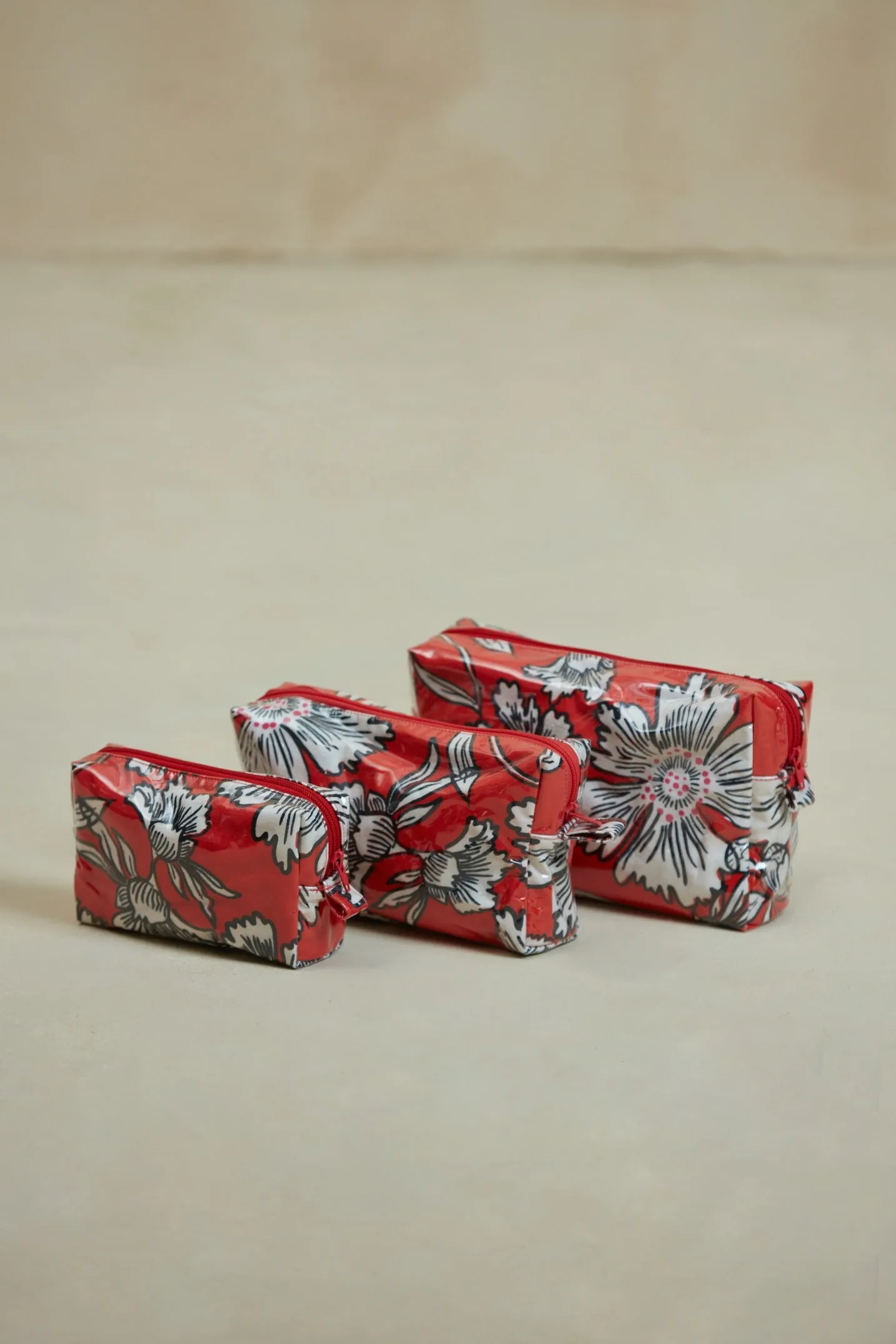 GOGO COSMETIC BAG TRAPANI RED sold by Ro's Garden