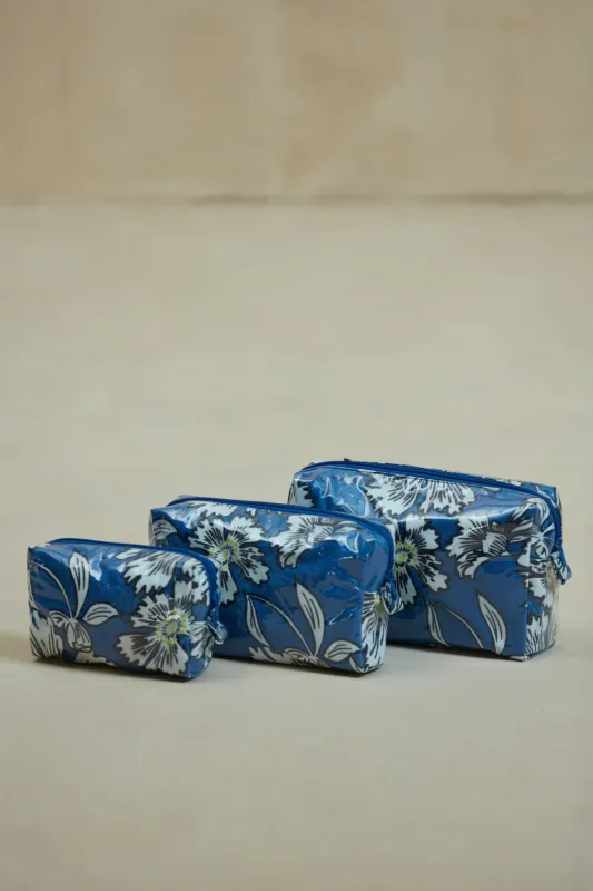 GOGO COSMETIC BAG TRAPANI BLUE sold by Ro's Garden