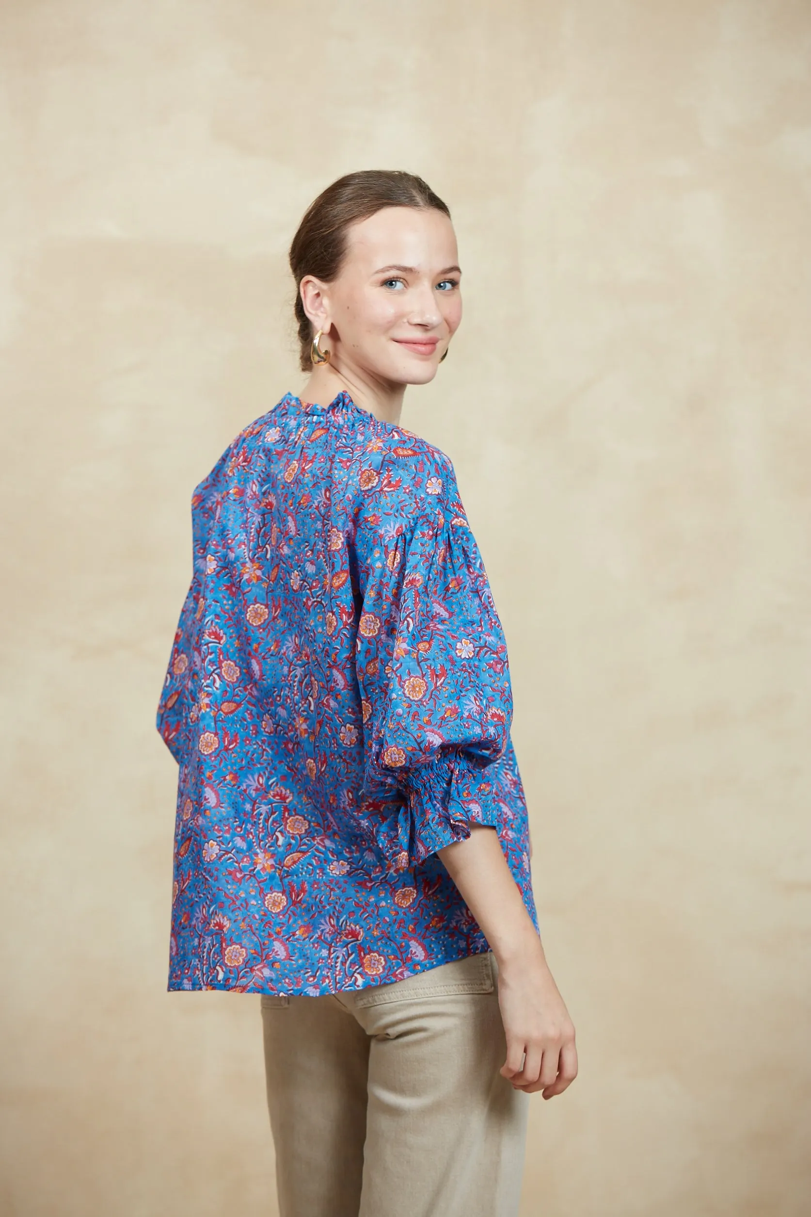 RACHEL SHIRT CEZANNE BLUE sold by Ro's Garden product image thumbnail 2