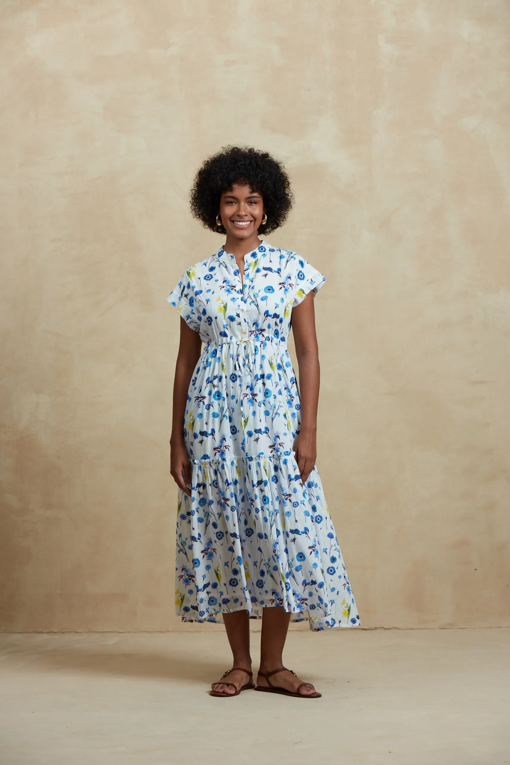 MUMI MIDI DRESS AVIGNON BLUE sold by Ro's Garden product image thumbnail 3