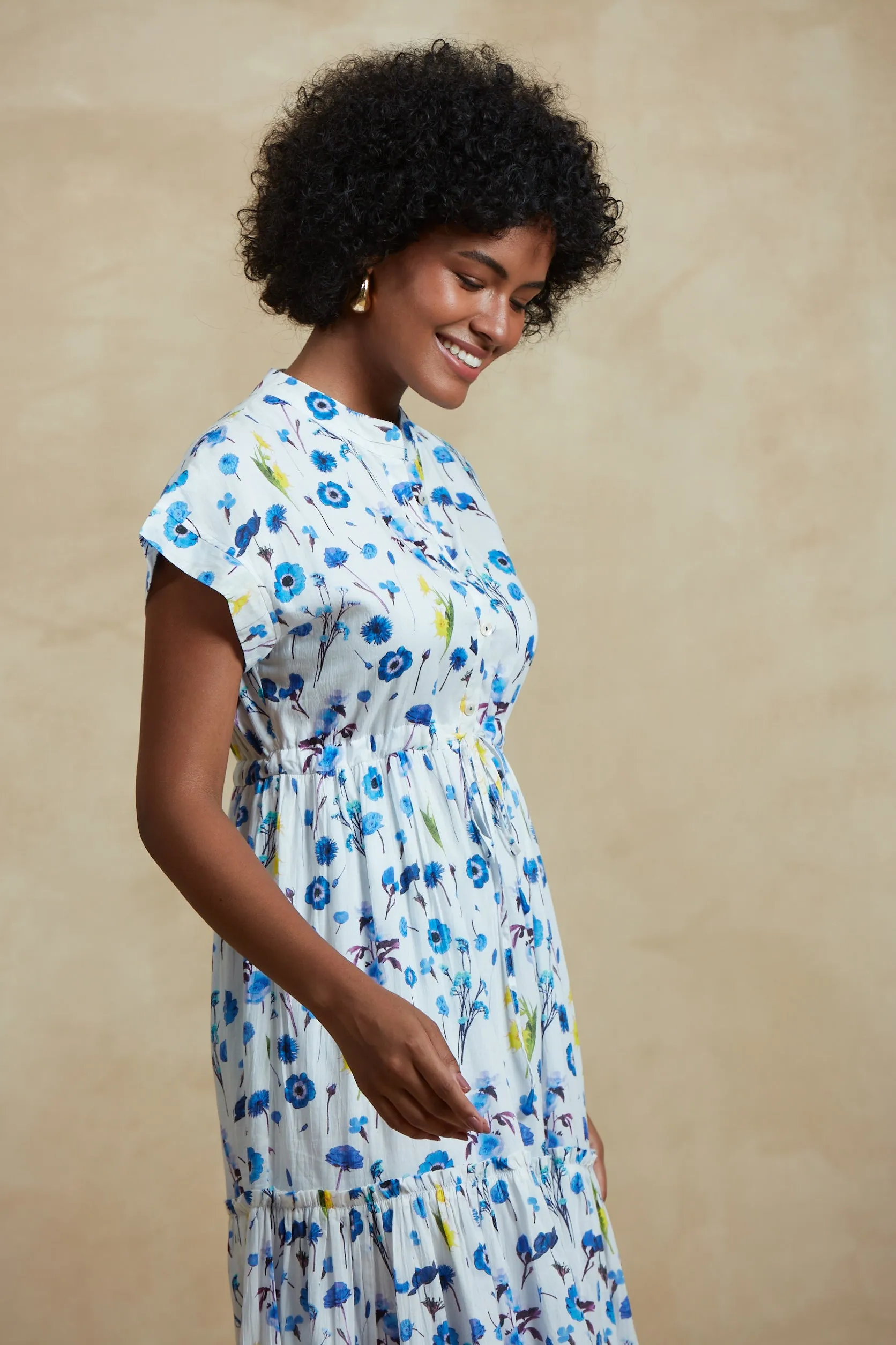 MUMI MIDI DRESS AVIGNON BLUE sold by Ro's Garden product image thumbnail 4