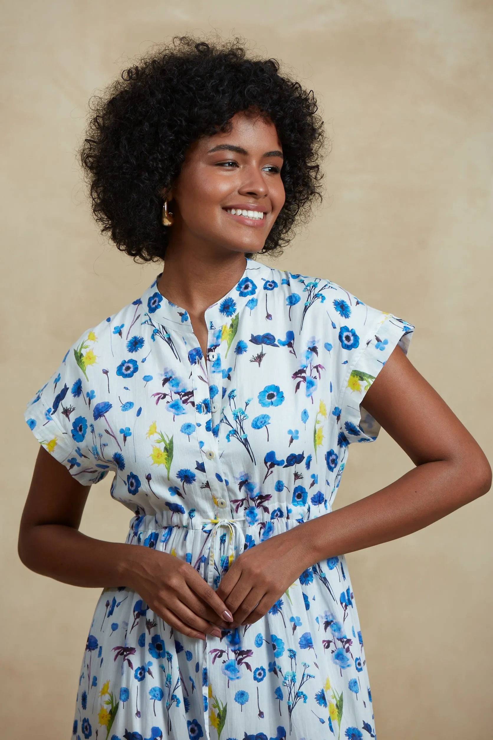 MUMI MIDI DRESS AVIGNON BLUE sold by Ro's Garden