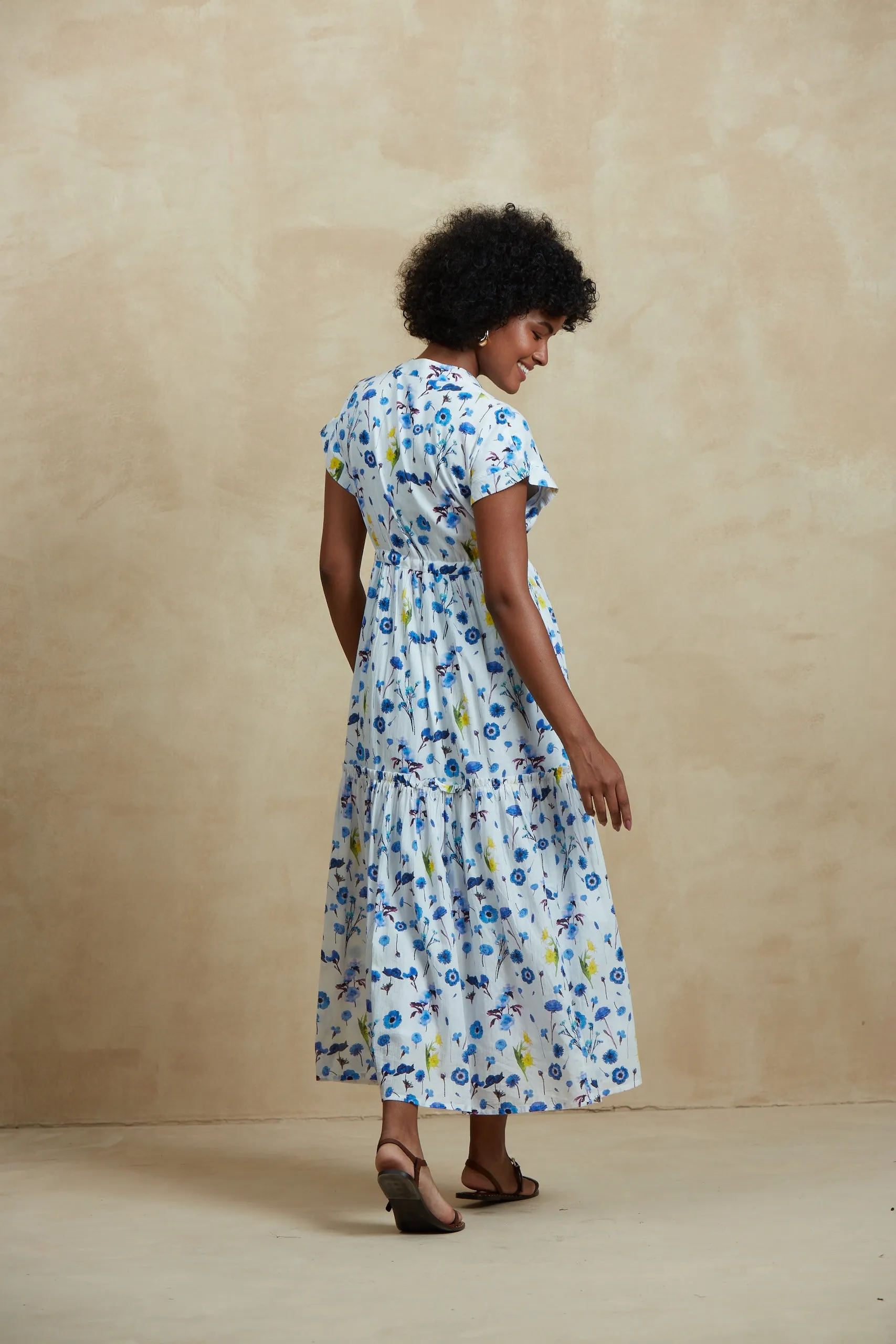 MUMI MIDI DRESS AVIGNON BLUE sold by Ro's Garden product image thumbnail 5