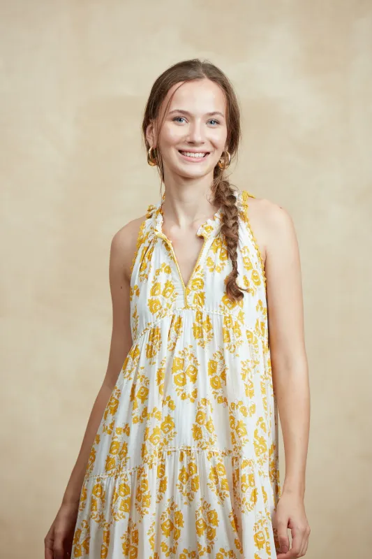 SOFIA MAXI DRESS EZE YELLOW sold by Ro's Garden