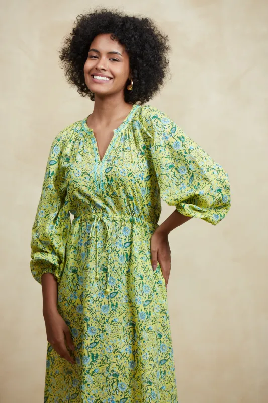 AMALFI MAXI DRESS CEZANNE YELLOW sold by Ro's Garden