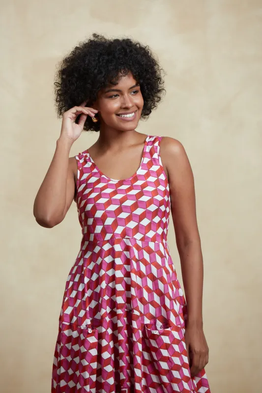 CAIRO MAXI DRESS ETNA PINK sold by Ro's Garden