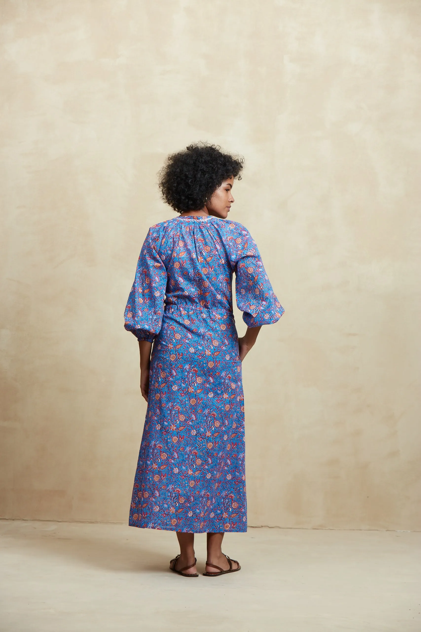 AMALFI MAXI DRESS CEZANNE BLUE sold by Ro's Garden product image thumbnail 4