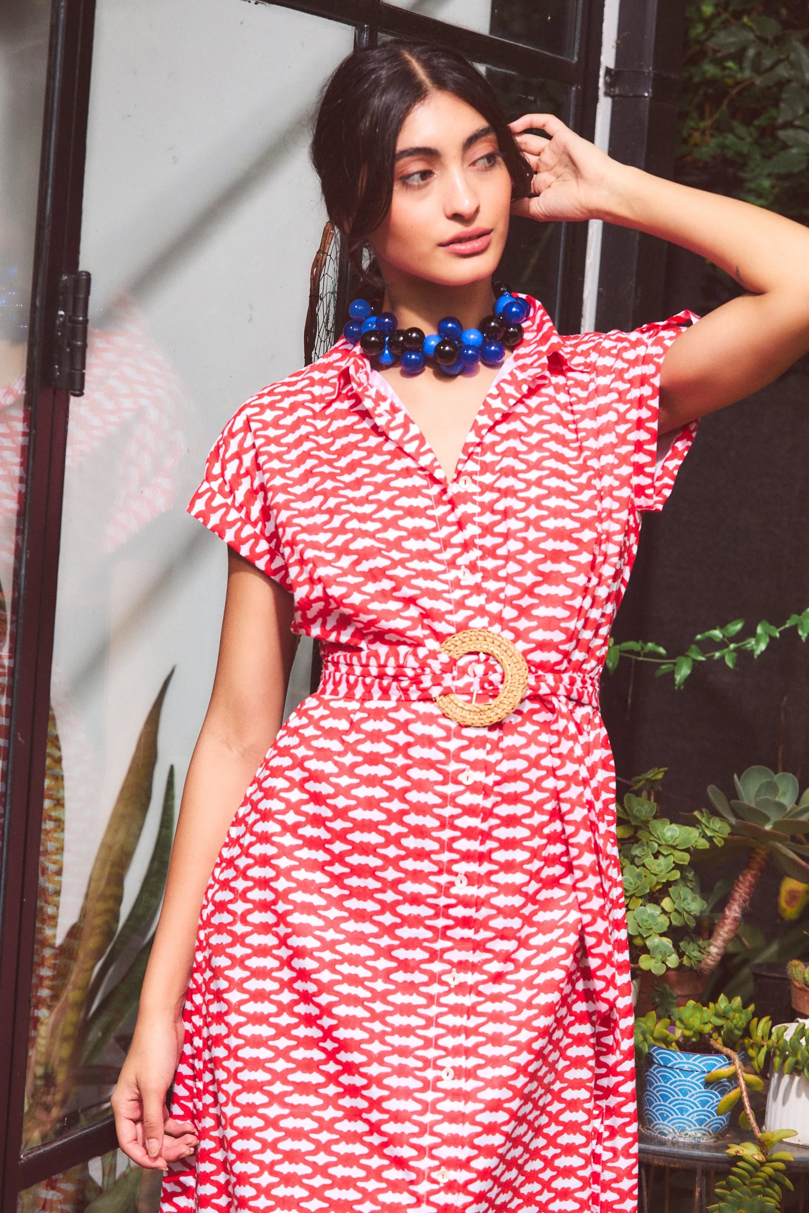 CATHERINE MAXI DRESS CAPRI RED sold by Ro's Garden