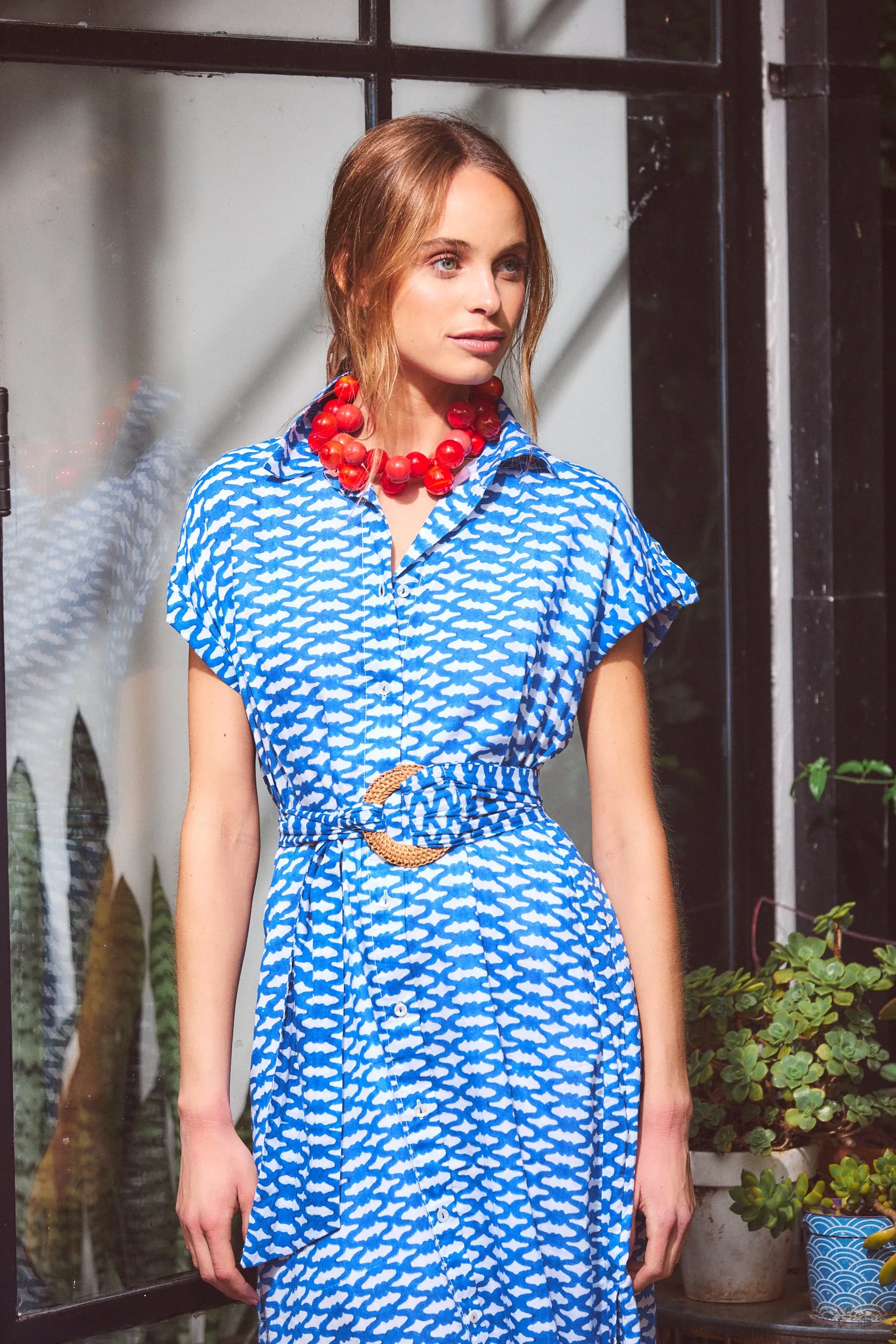 CATHERINE MAXI DRESS CAPRI BLUE sold by Ro's Garden