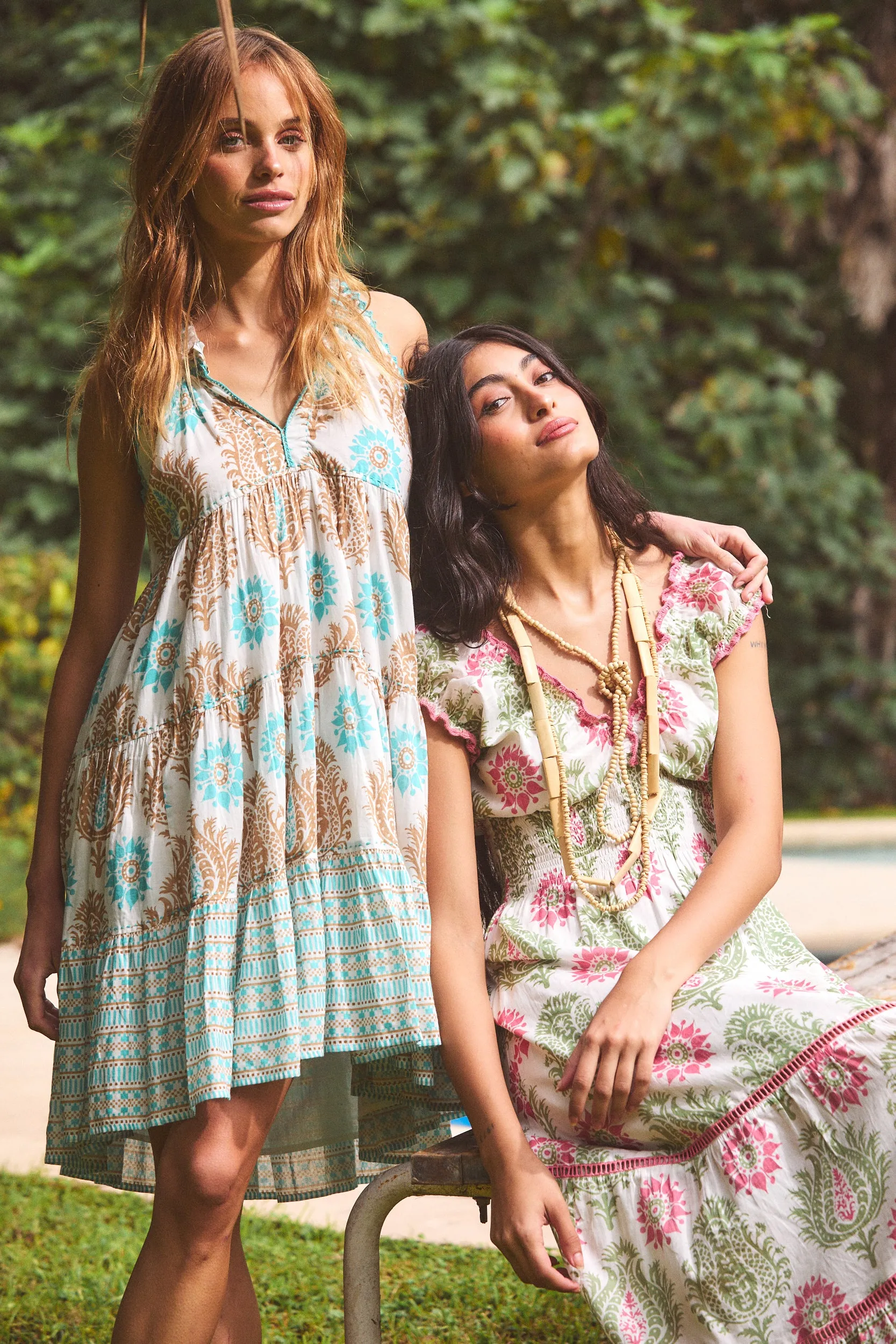 HILDA MIDI DRESS VESUVIO PINK sold by Ro's Garden product image thumbnail 2