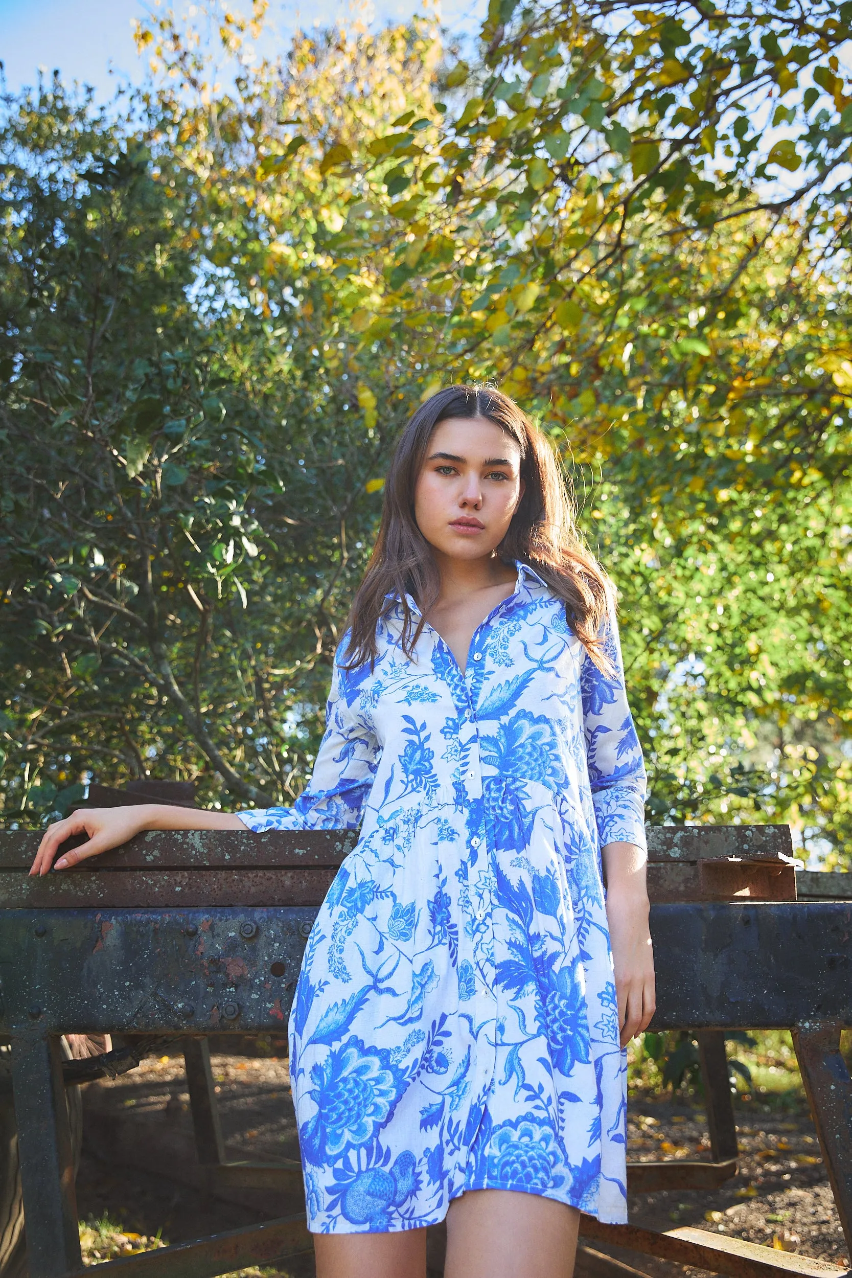 DEAUVILLE SHORT DRESS TIFFANY BLUE sold by Ro's Garden product image thumbnail 3