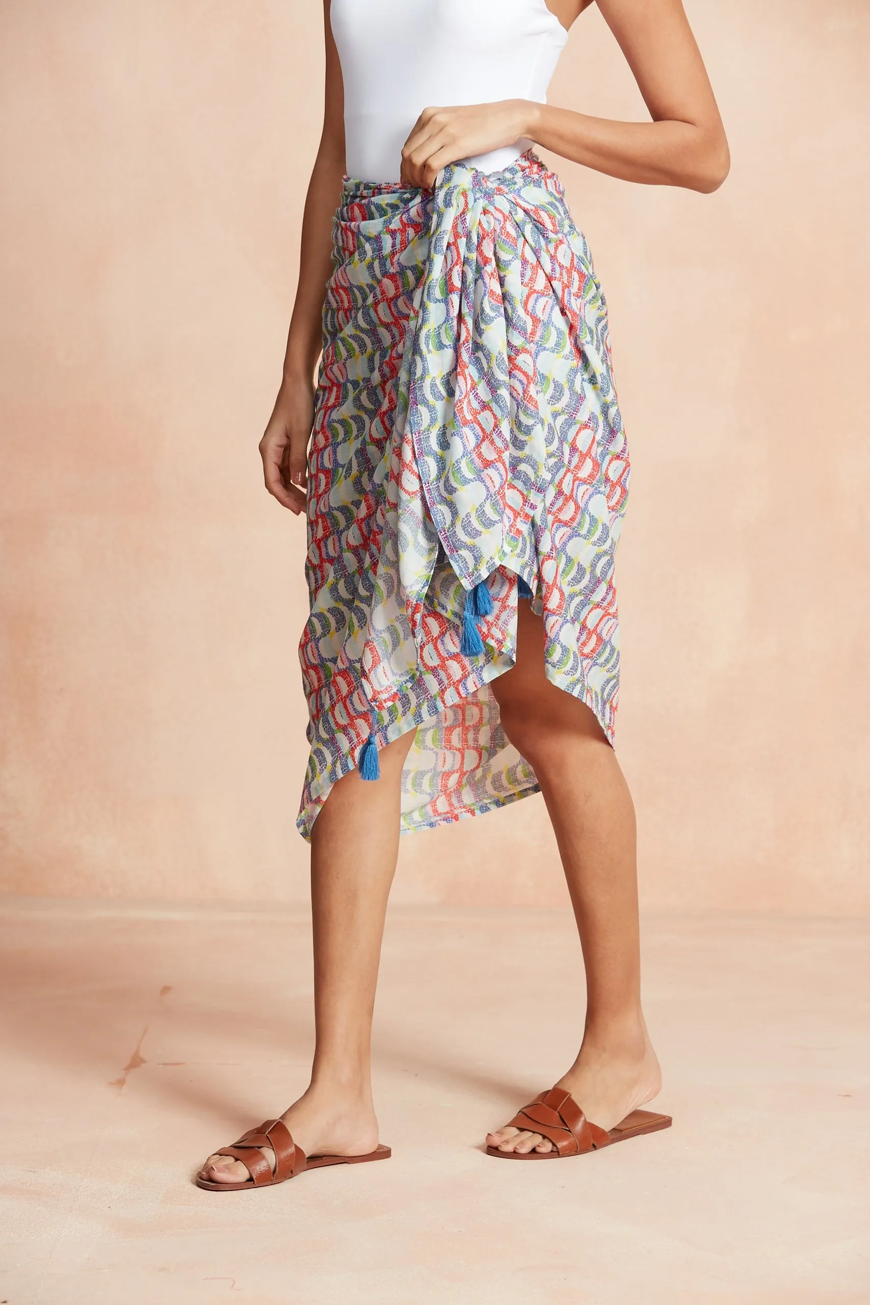 SARONG PAREO COPACABANA BLUE sold by Ro's Garden