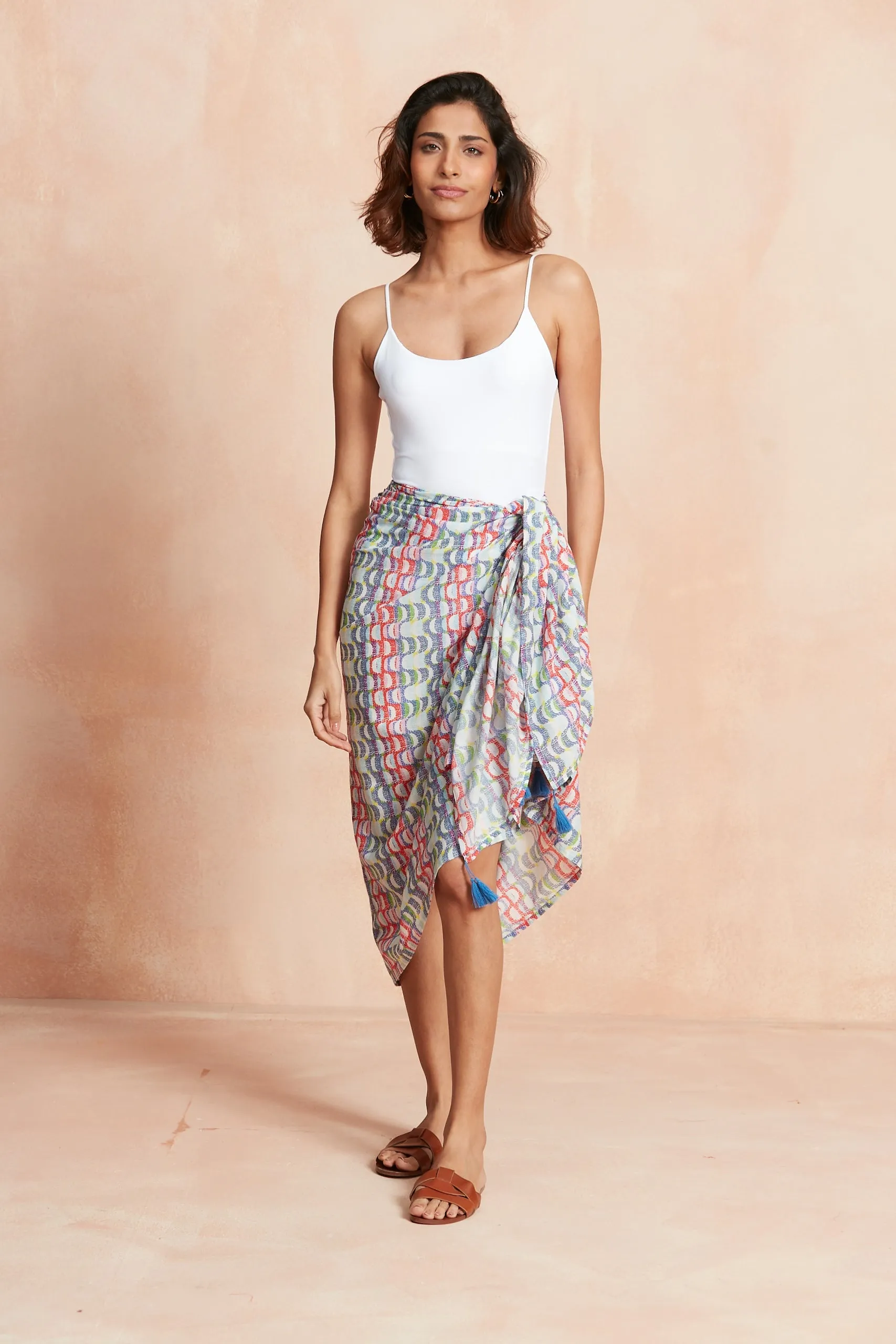 SARONG PAREO COPACABANA BLUE sold by Ro's Garden product image thumbnail 2