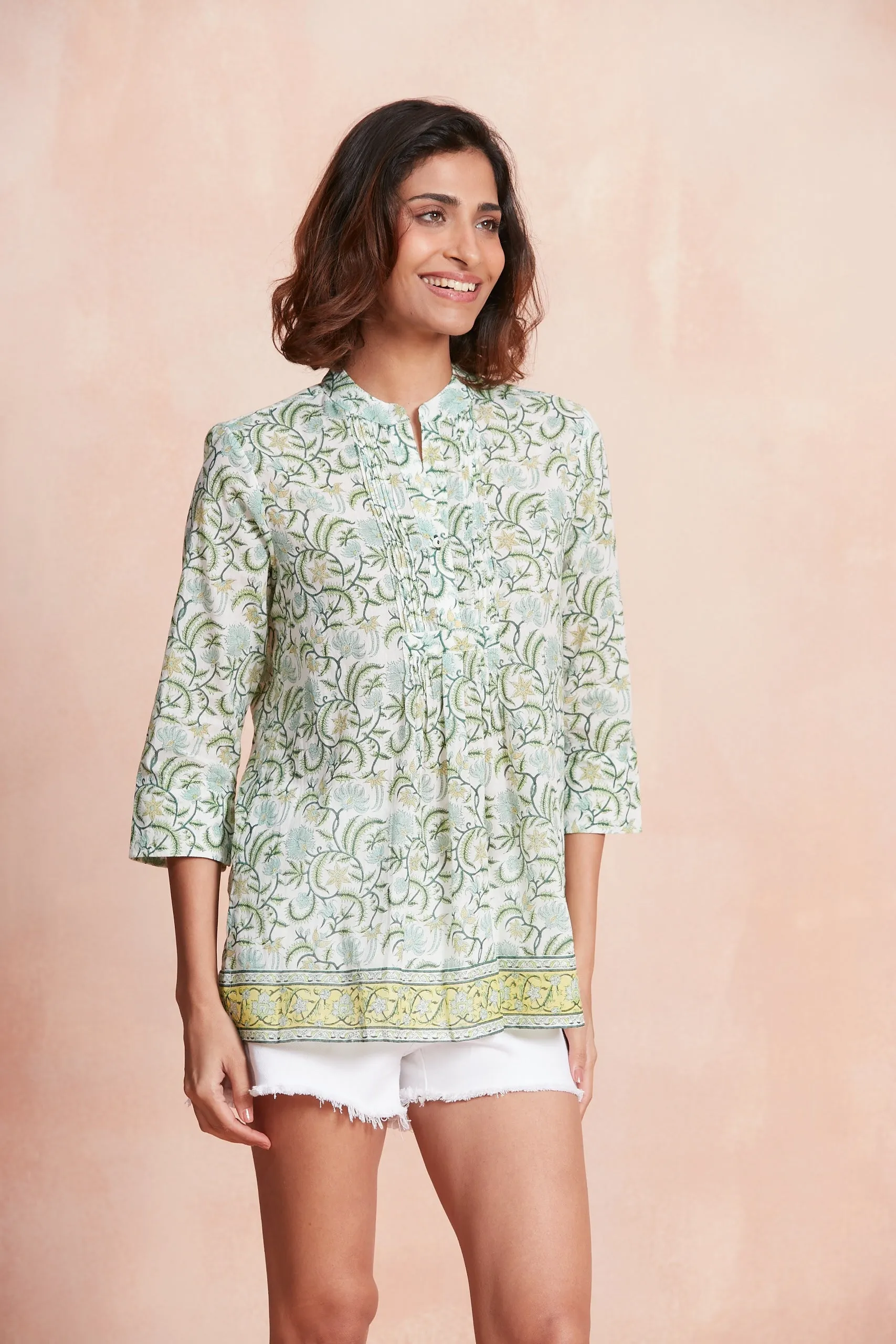 REMY SHIRT BLUMENAU GREEN sold by Ro's Garden product image thumbnail 3