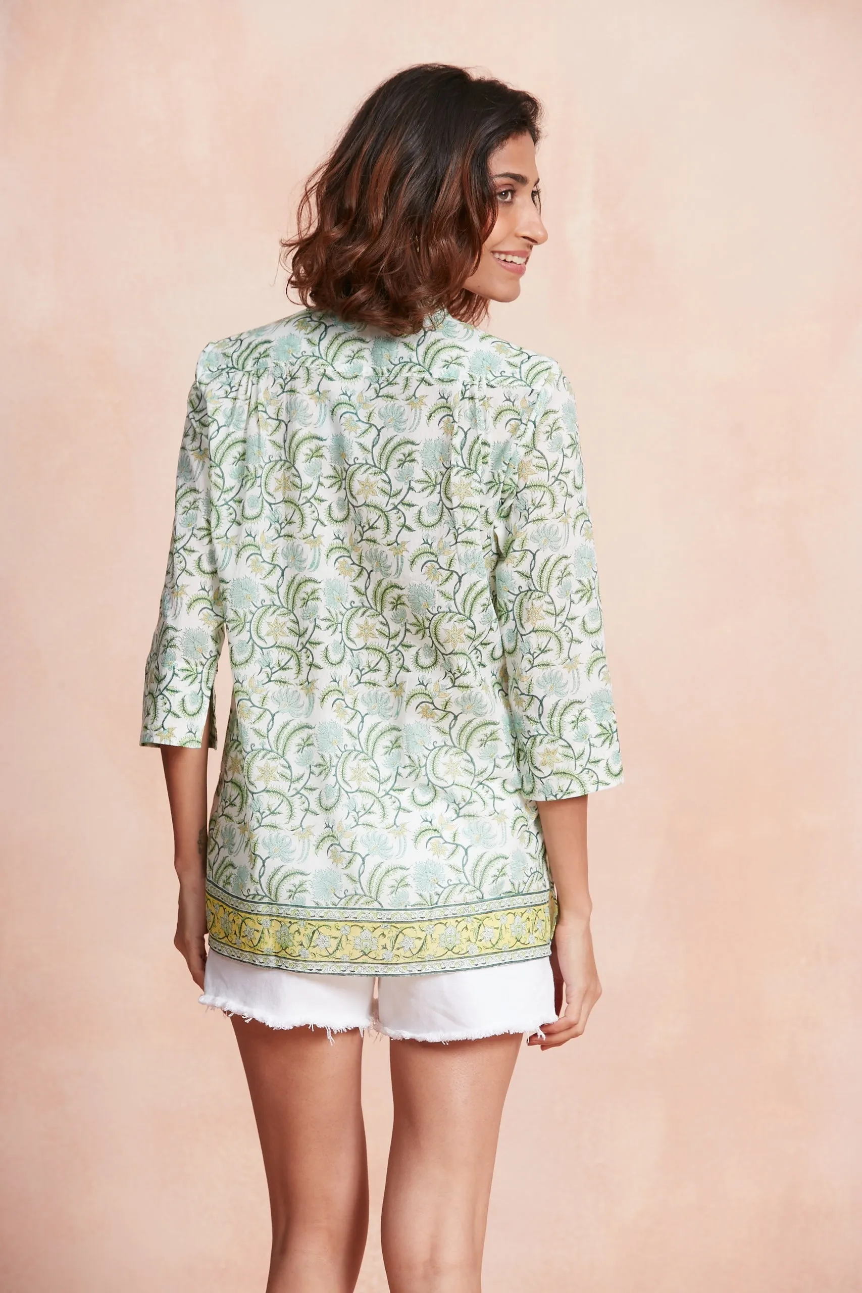 REMY SHIRT BLUMENAU GREEN sold by Ro's Garden product image thumbnail 2