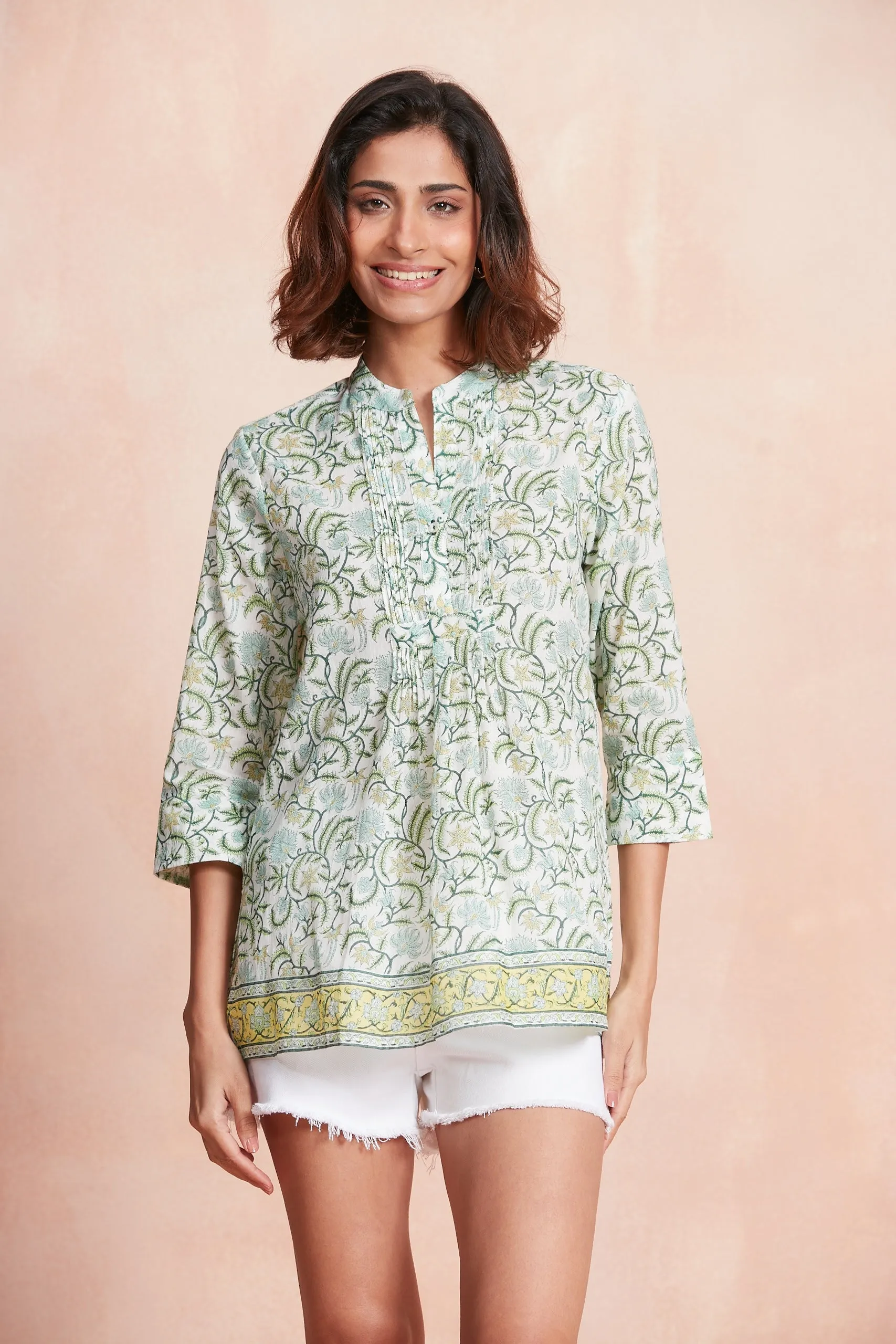 REMY SHIRT BLUMENAU GREEN sold by Ro's Garden product image thumbnail 5
