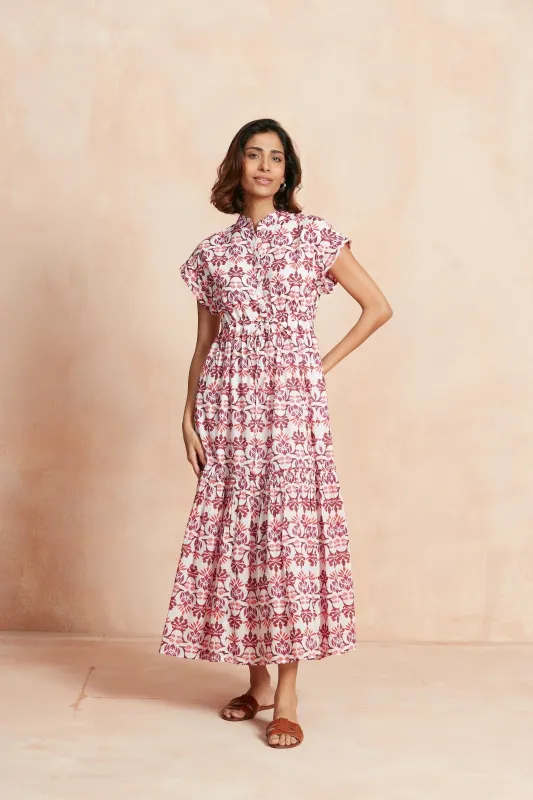 MUMI MIDI DRESS TERESINIA PINK sold by Ro's Garden