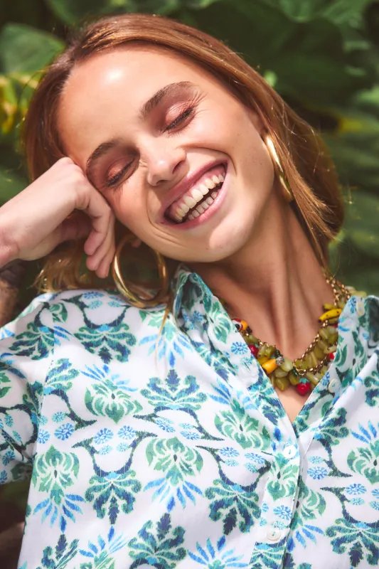 DEAUVILLE SHORT DRESS TERESINIA GREEN sold by Ro's Garden