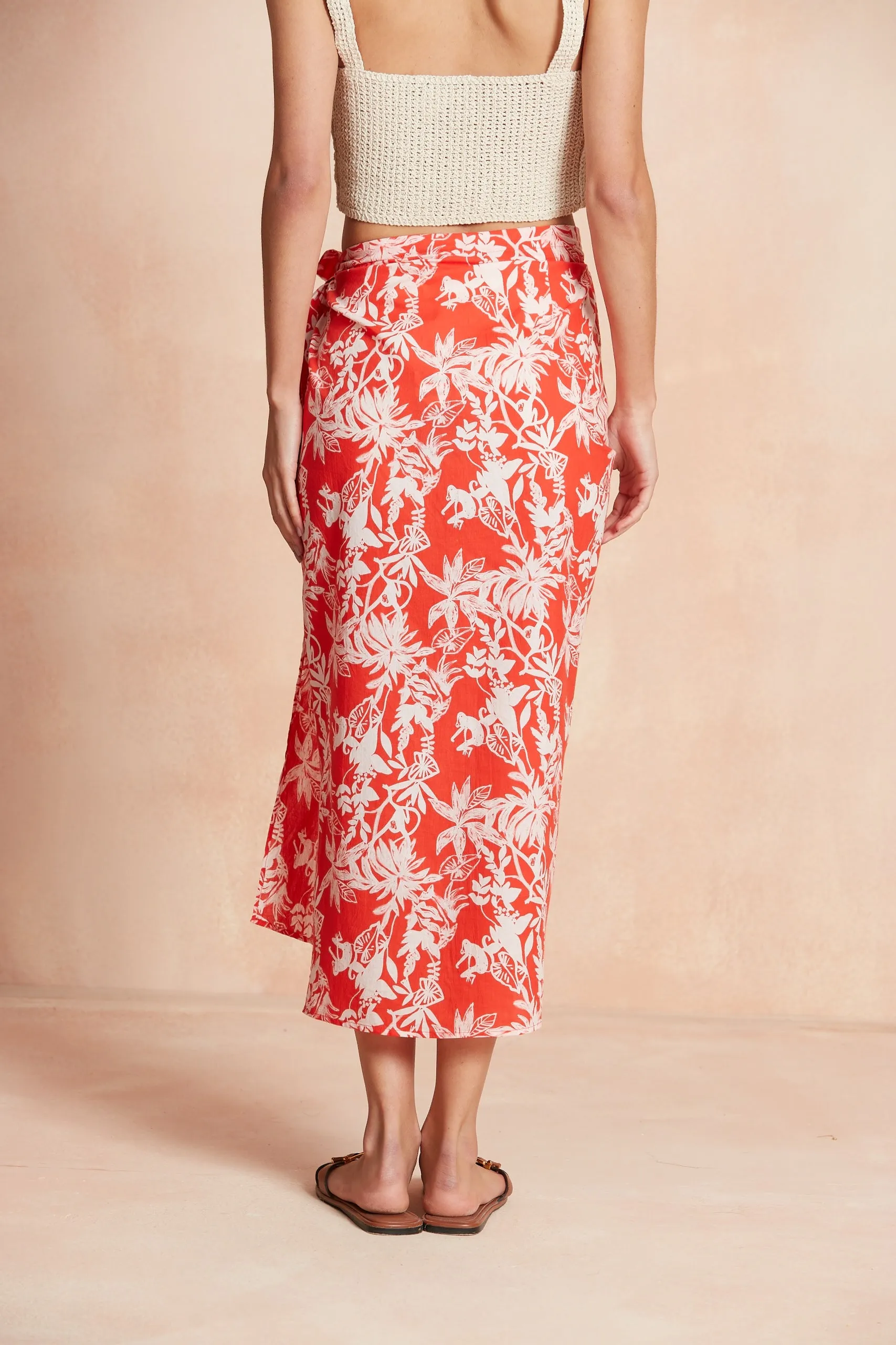 CANNES SKIRT AMAZONIA RED sold by Ro's Garden product image thumbnail 3