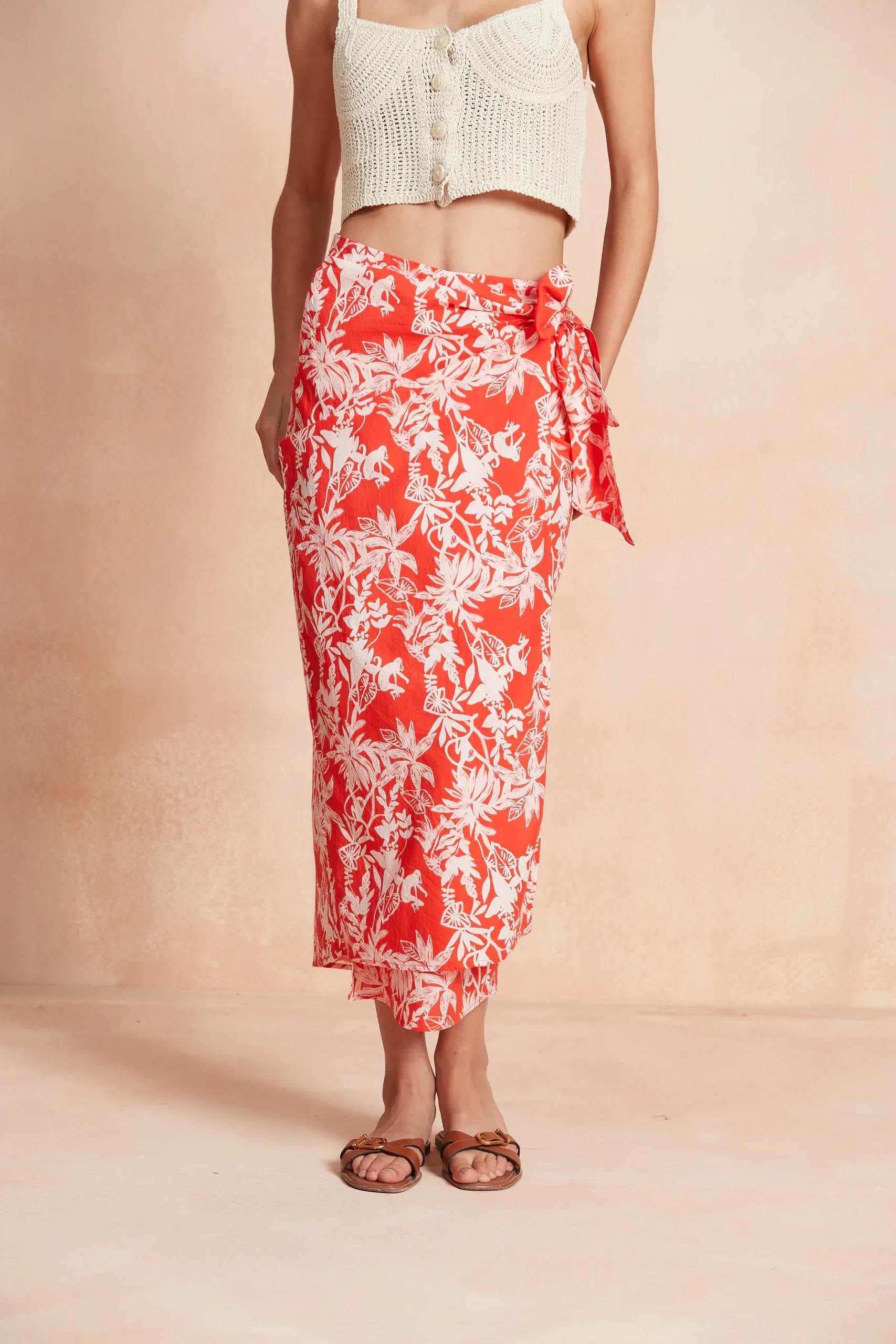 CANNES SKIRT AMAZONIA RED sold by Ro's Garden product image thumbnail 5