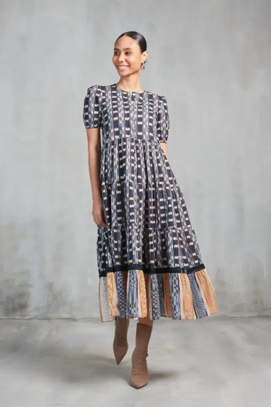 DAPHNE MIDI DRESS MANUEL BLUE sold by Ro's Garden