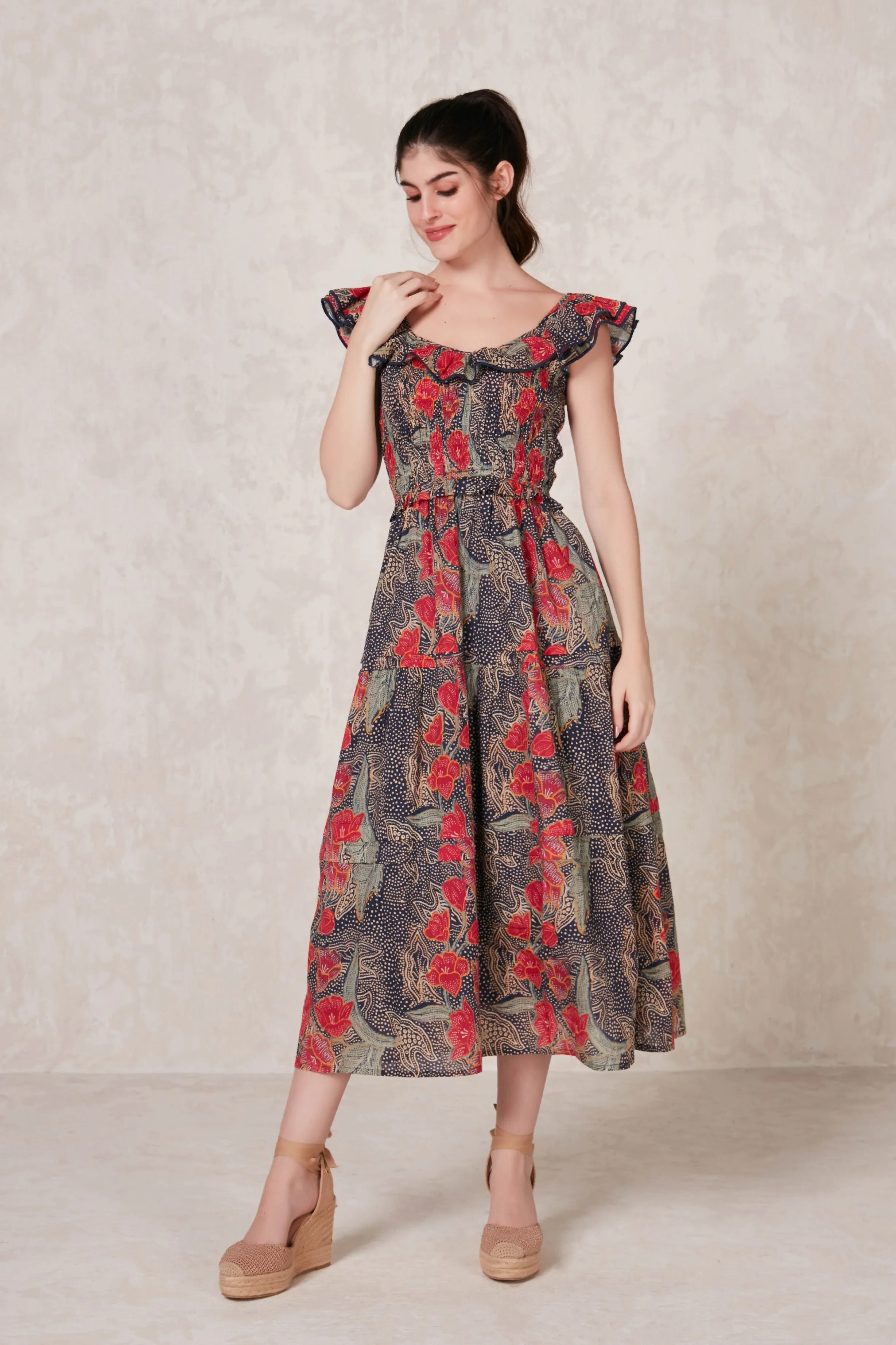 TUSCANY MIDI DRESS ORION BLACK sold by Ro's Garden