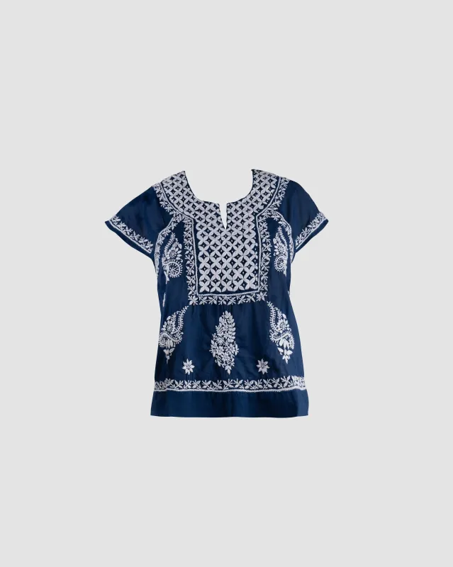 ANYA TOP SOLID NAVY sold by Ro's Garden