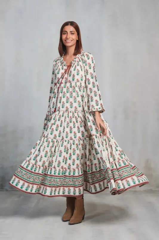 SONIA MAXI DRESS VISHNU RED sold by Ro's Garden