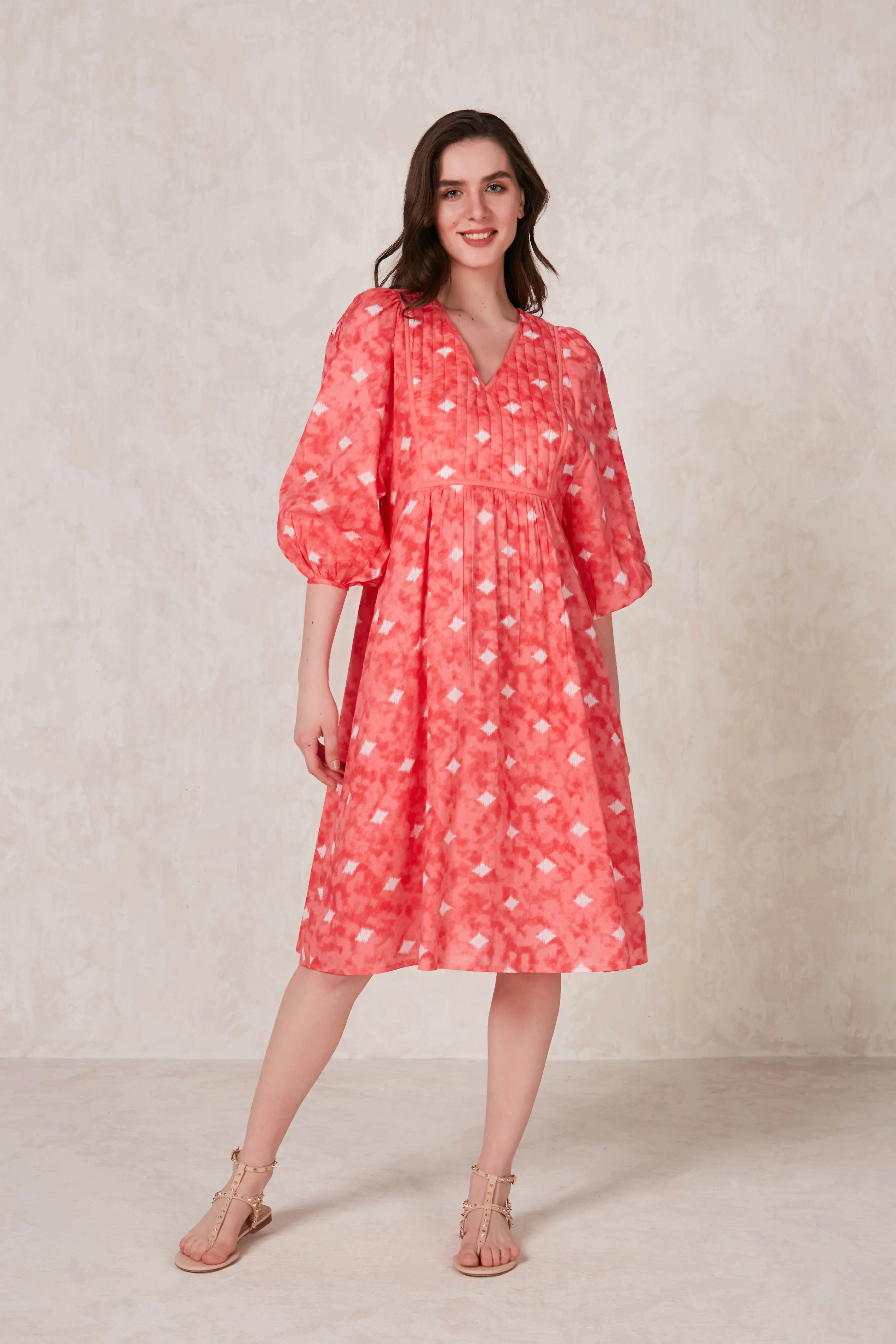 IRELAND MIDI DRESS OKARI PINK sold by Ro's Garden