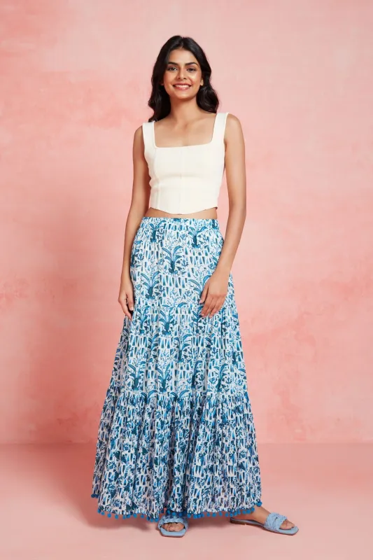 FRILLY SKIRT JOSIE BLUE sold by Ro's Garden