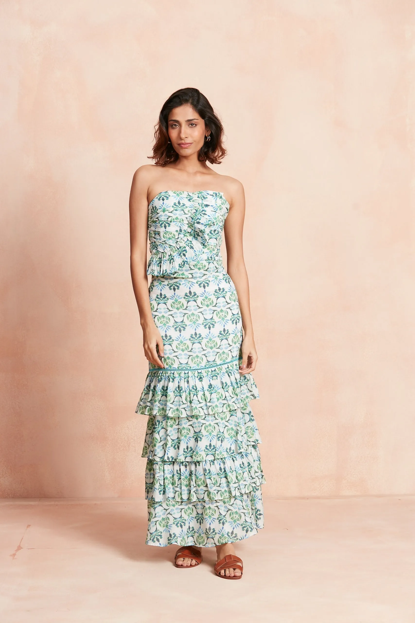 HONDURAS SKIRT TERESINIA GREEN sold by Ro's Garden product image thumbnail 3