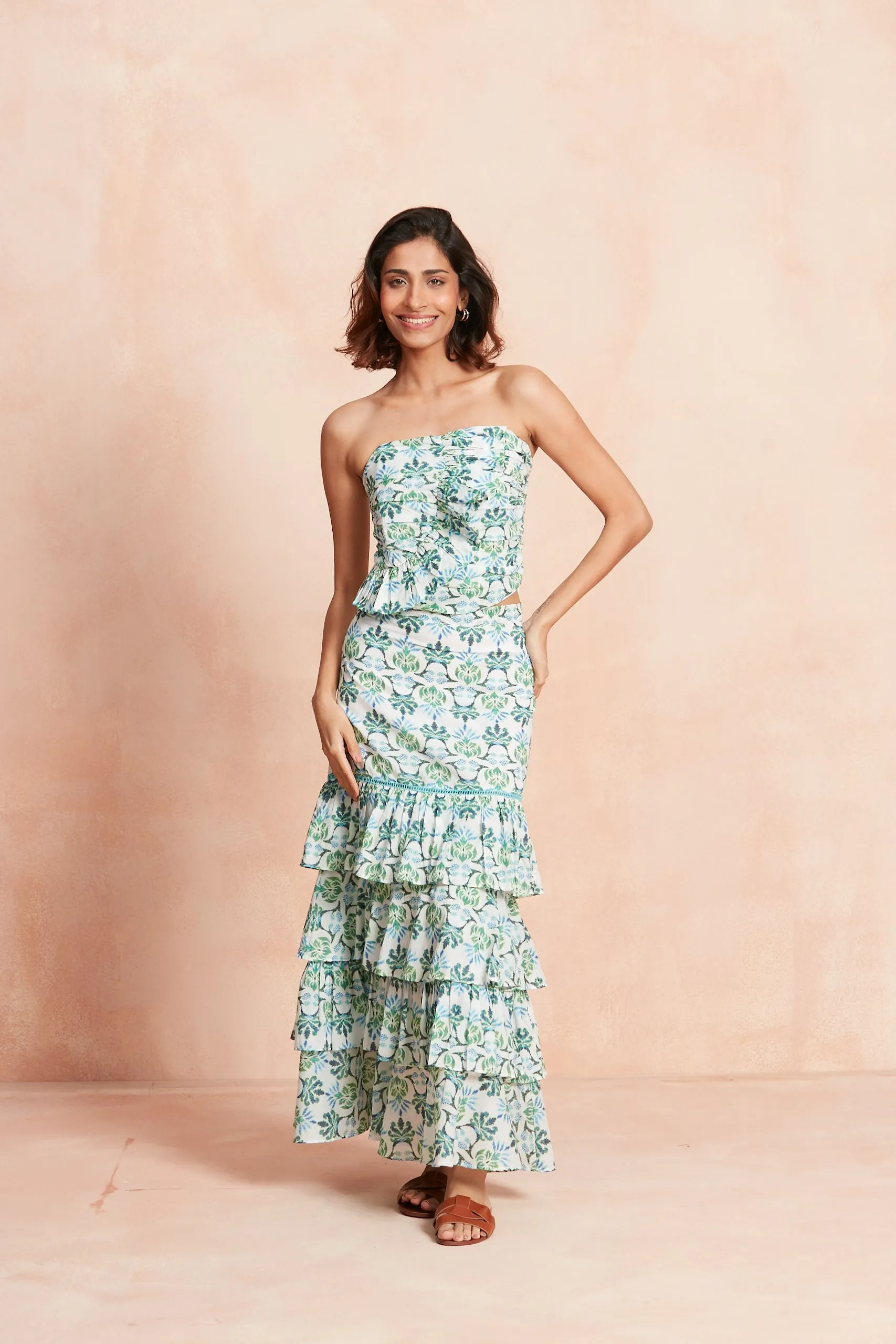 HONDURAS SKIRT TERESINIA GREEN sold by Ro's Garden product image thumbnail 4