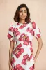 CC FREYA CRISPY COTTON MIDI DRESS NACAR PINK sold by Ro's Garden