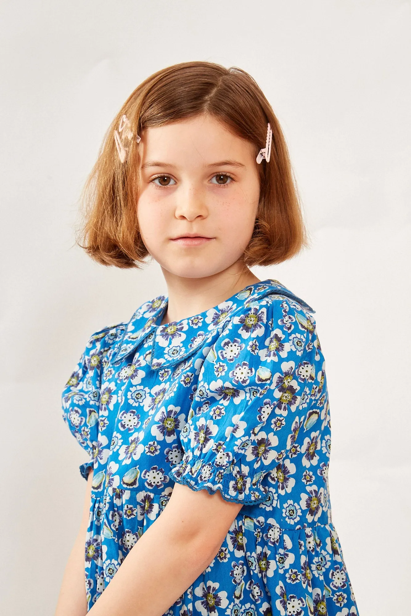COLUMBUS GIRLS DRESS HANIA BLUE sold by Ro's Garden product image thumbnail 4