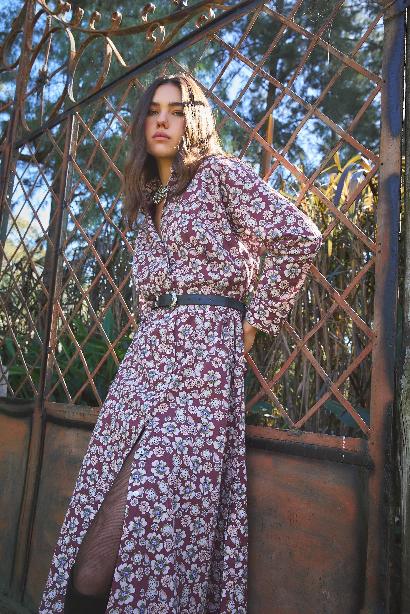 JODPUR MAXI DRESS HANIA BROWN sold by Ro's Garden product image thumbnail 2