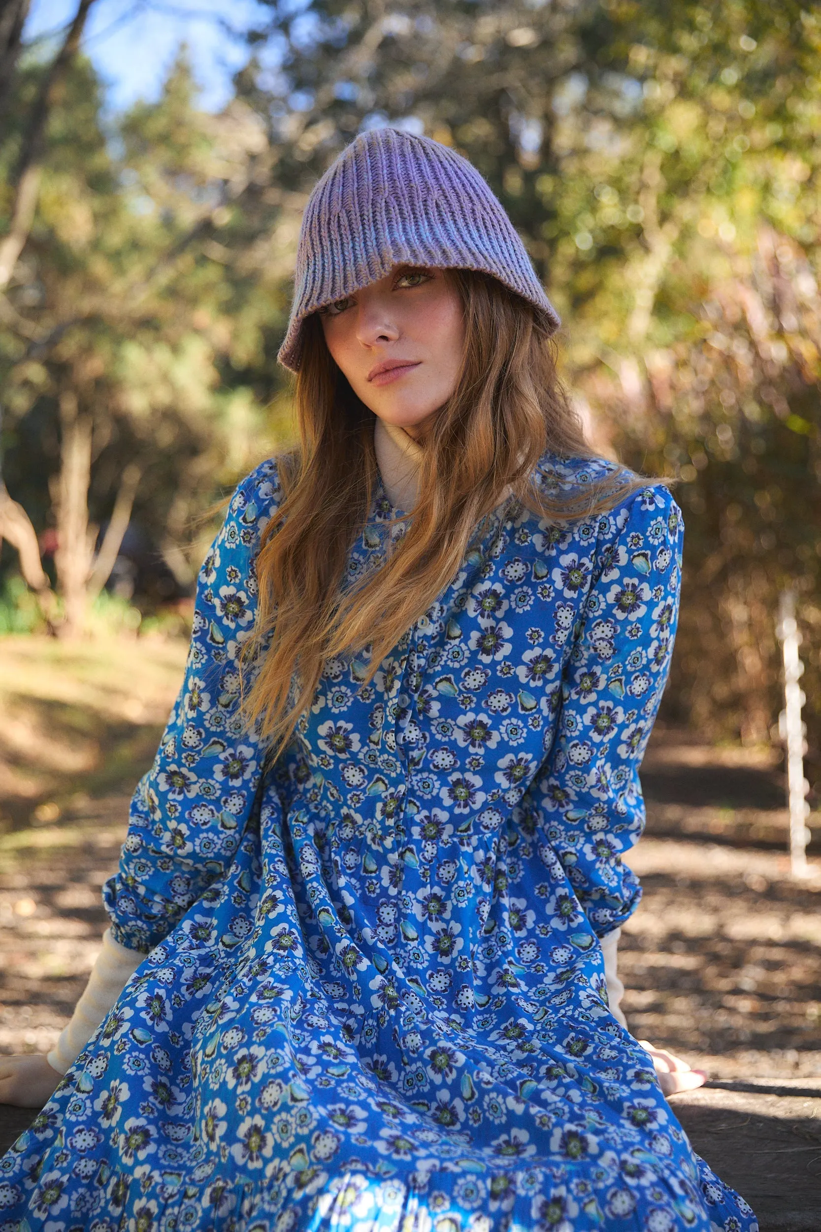 DAPHNE MIDI DRESS HANIA BLUE sold by Ro's Garden