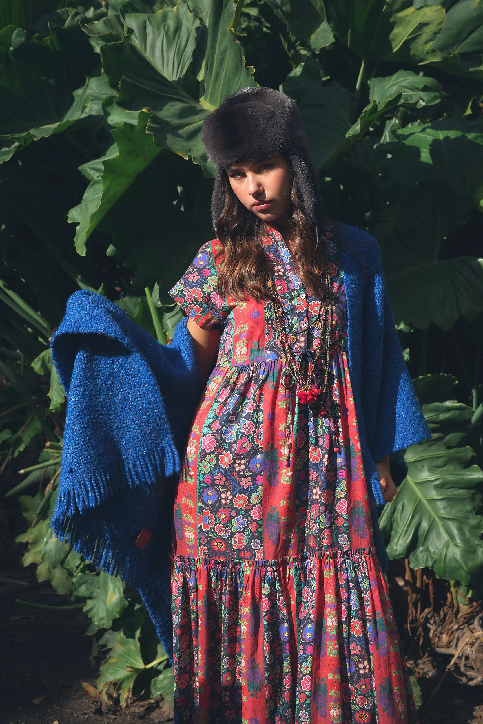 MUMI MIDI DRESS YESHI RED sold by Ro's Garden product image thumbnail 2