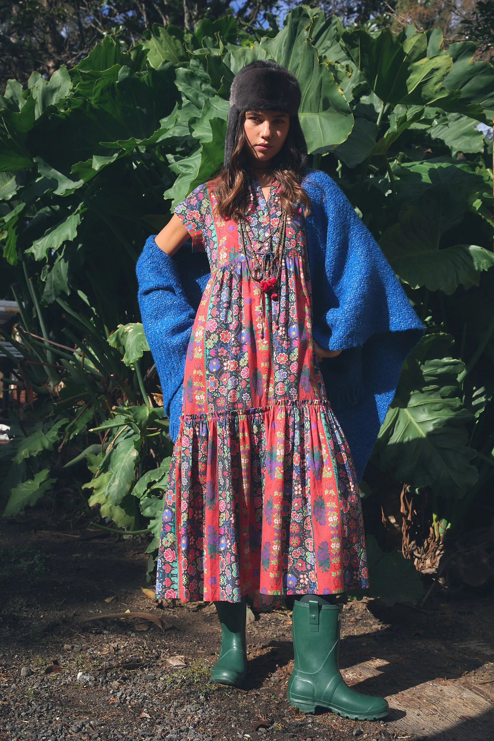 MUMI MIDI DRESS YESHI RED sold by Ro's Garden product image thumbnail 3