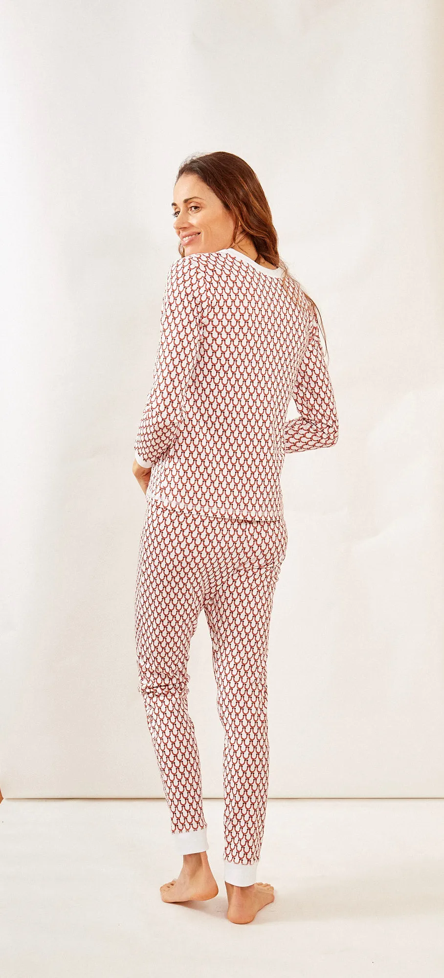 PIPPA WOMEN'S PAJAMA SET LUCKY CORAL sold by Ro's Garden product image thumbnail 4