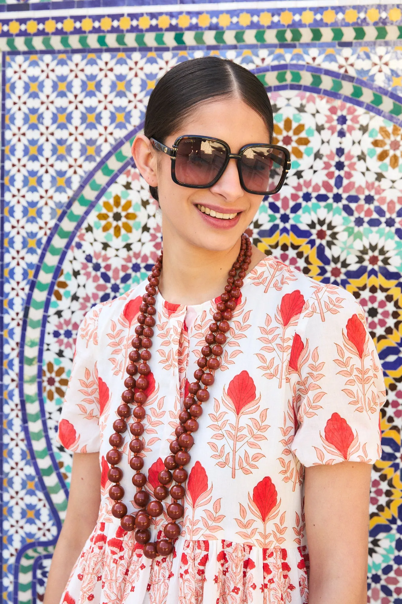 DAPHNE MIDI DRESS RAHA PINK sold by Ro's Garden product image thumbnail 2