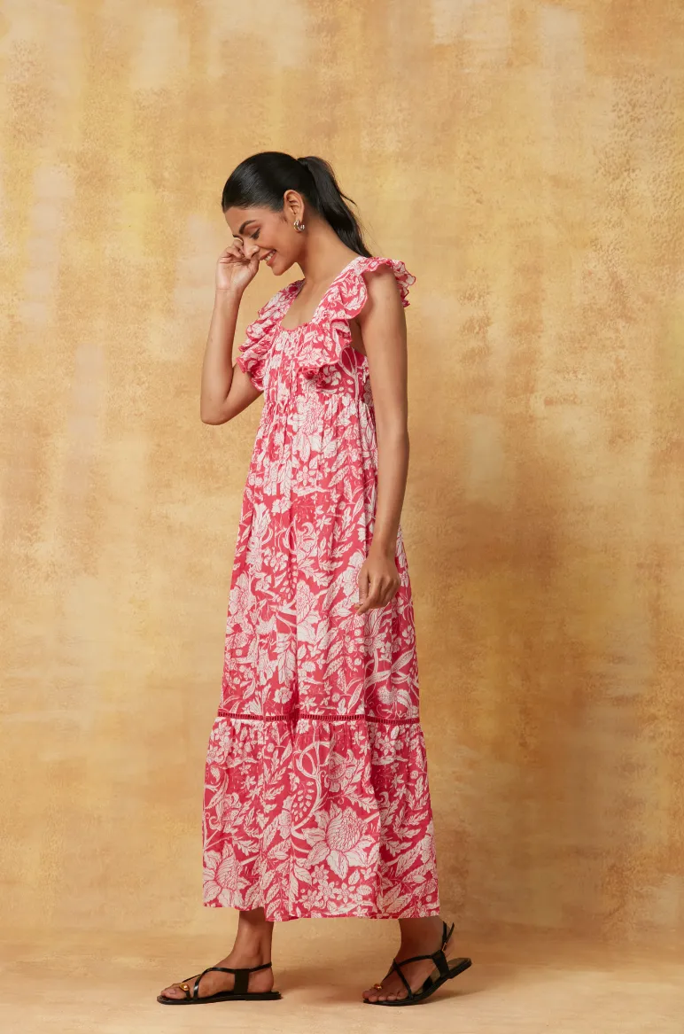FLOSS MAXI DRESS LAIKA MAGENTA sold by Ro's Garden product image thumbnail 3