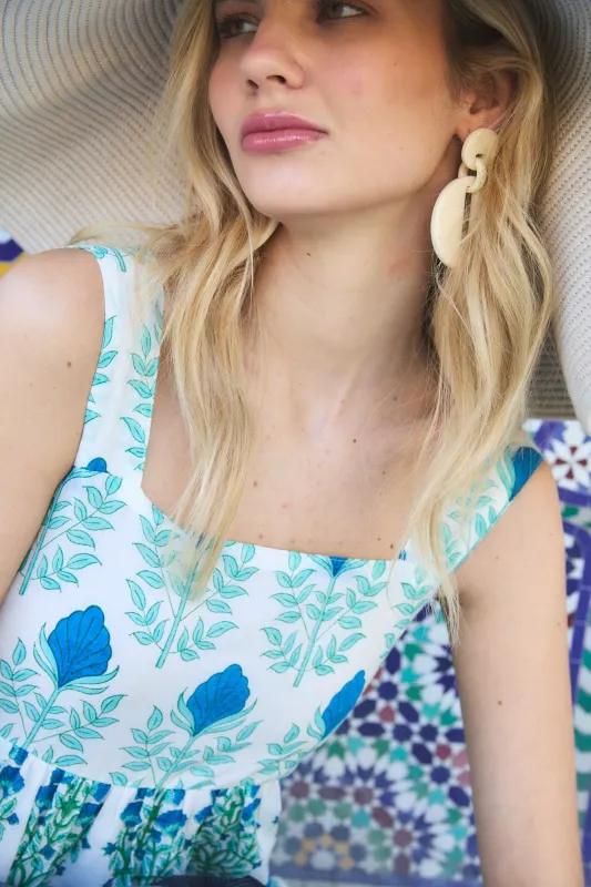 LILY MAXI DRESS RAHA BLUE sold by Ro's Garden