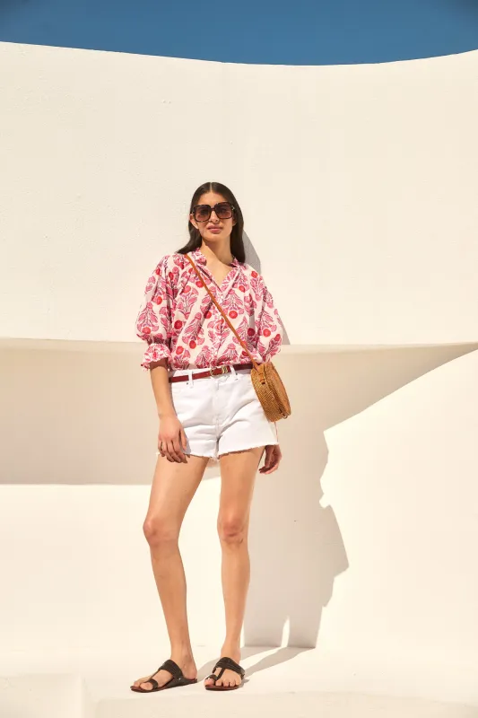 RACHEL SHIRT LAYLA PINK sold by Ro's Garden