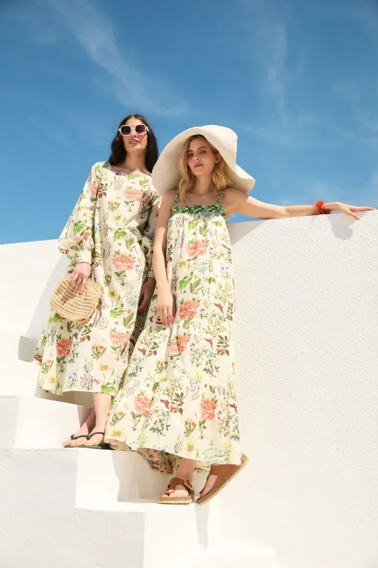 EMB NATASHA MAXI DRESS BOTANIC MULTI sold by Ro's Garden