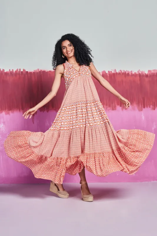 SOFIA MAXI DRESS CALI RED sold by Ro's Garden