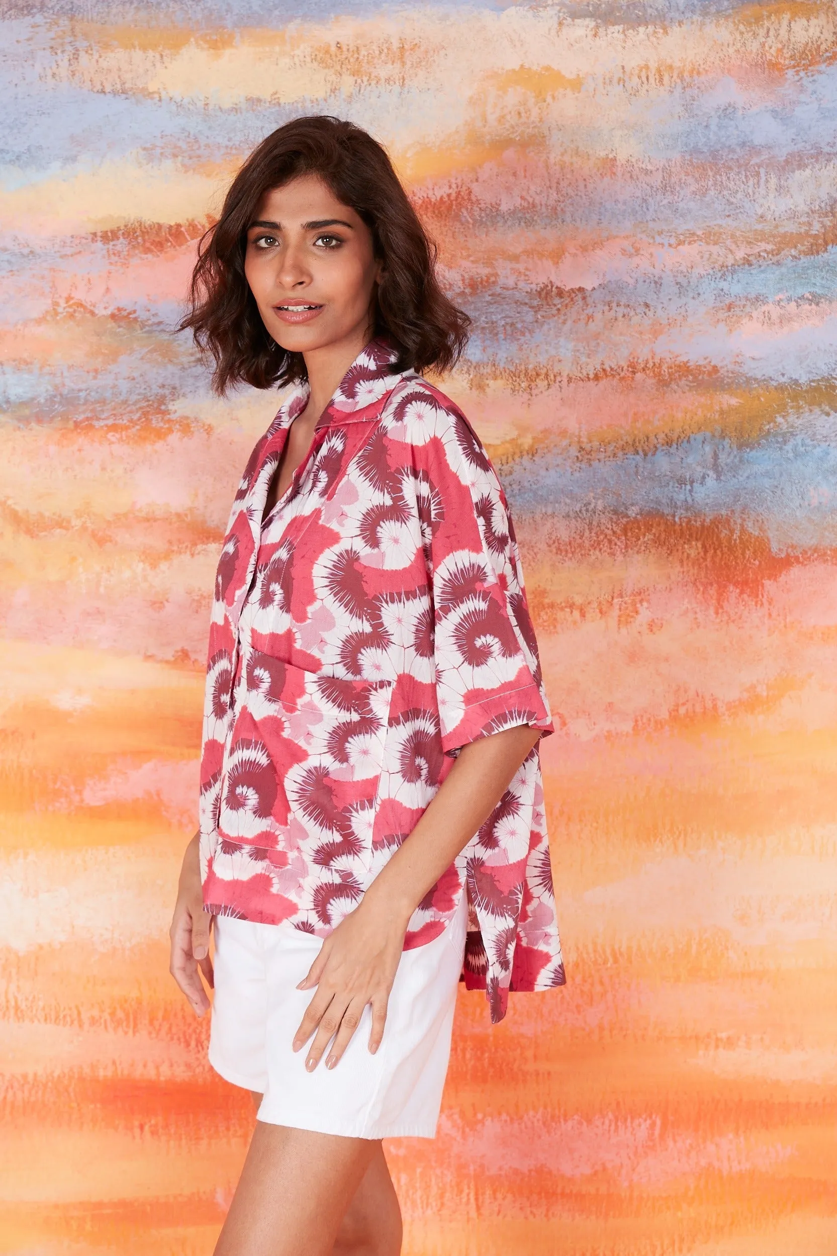 NILA SHIRT XACAPA MAGENTA sold by Ro's Garden