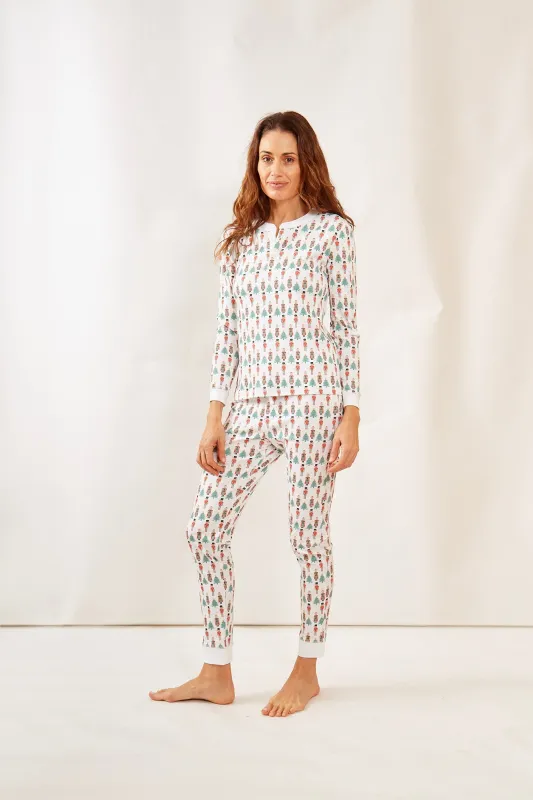PIPPA WOMEN'S PAJAMA SET NUTCRACKER HOLLY sold by Ro's Garden